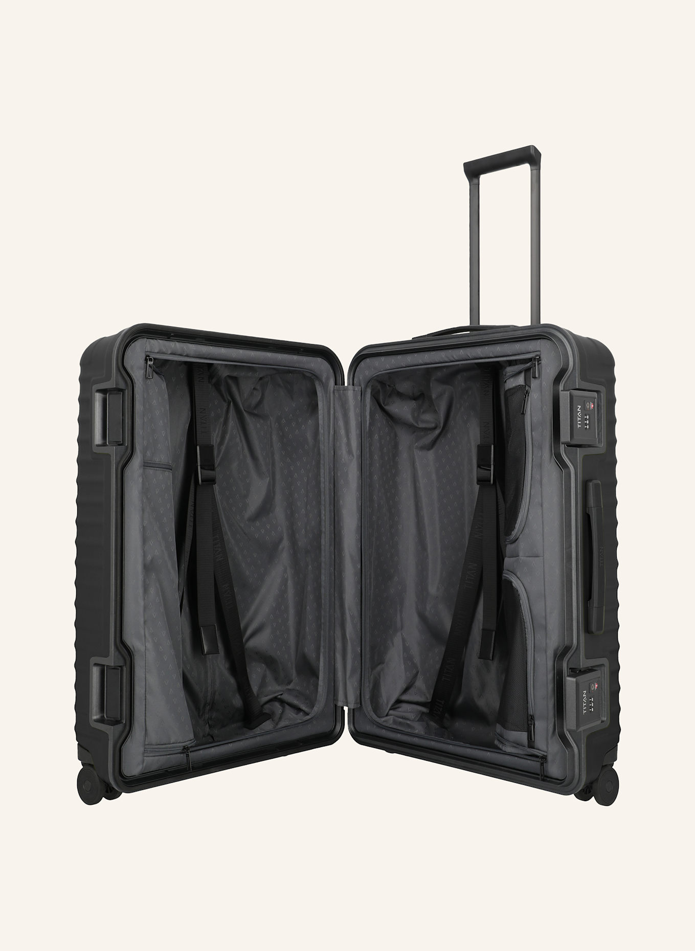 TITAN Trolley OVERSEAS L: SCHWARZ