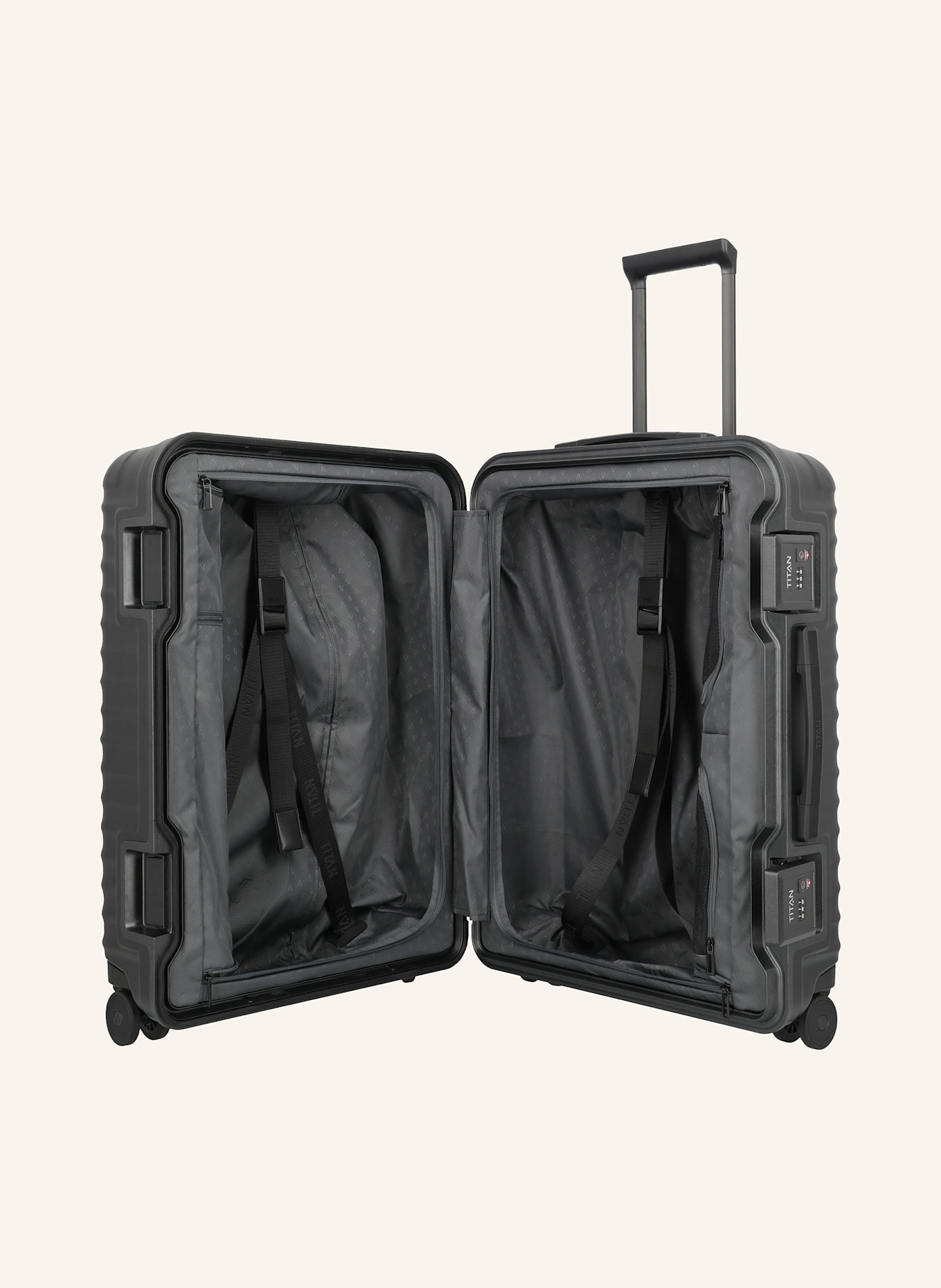 TITAN Trolley OVERSEAS M+: SCHWARZ
