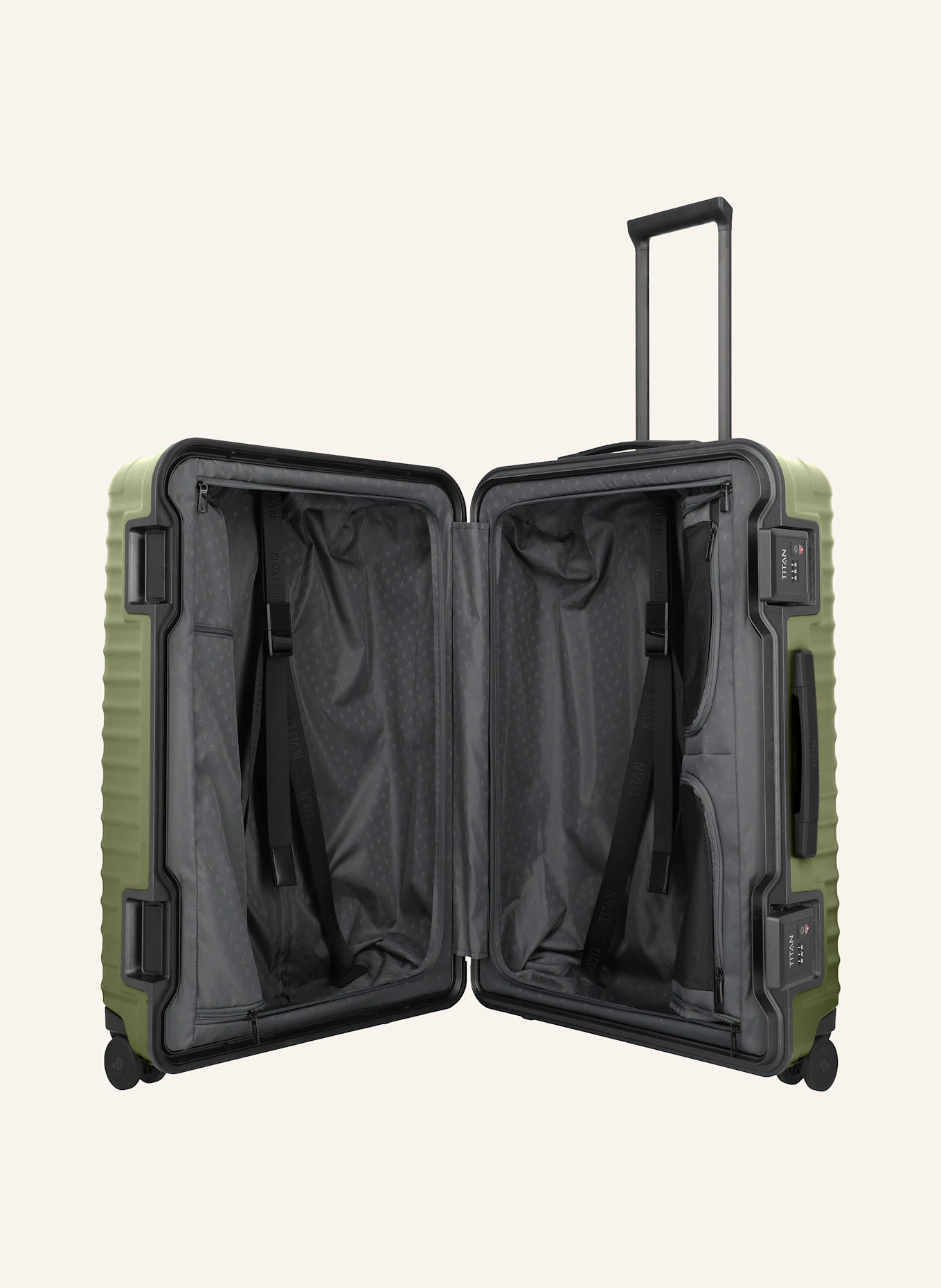 TITAN Trolley OVERSEAS L: OLIV