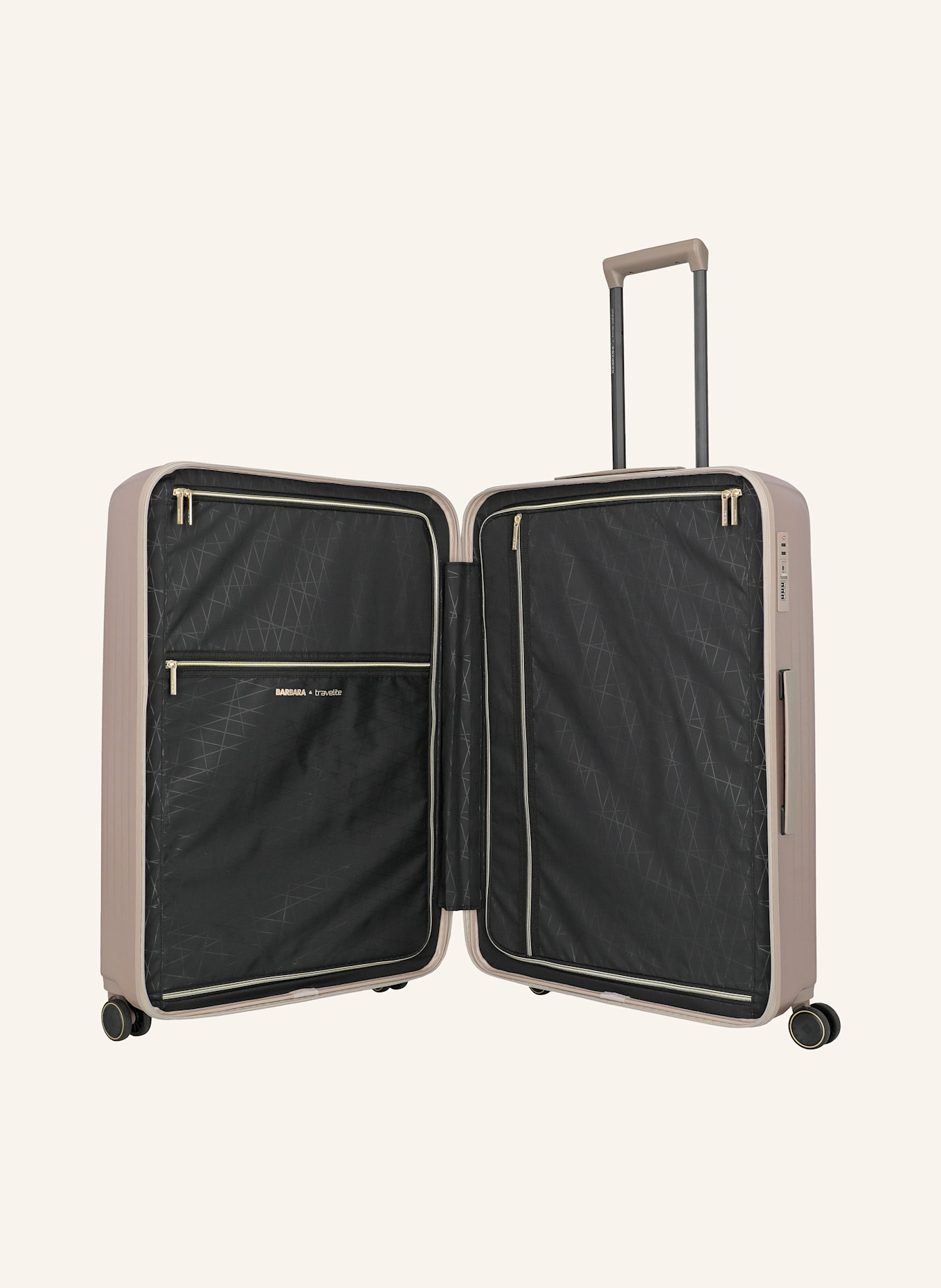 travelite Trolley BARBARA NOVELTY L: BEIGE