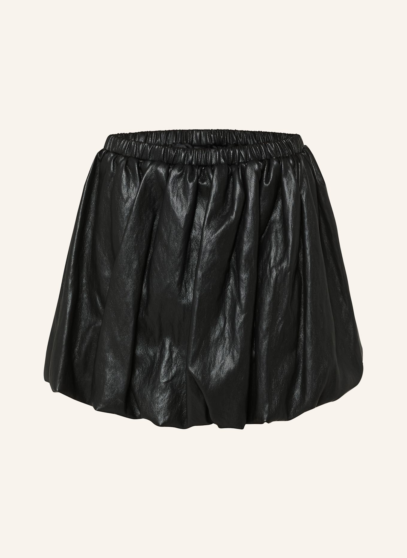 ELEH Rock in Lederoptik: SCHWARZ