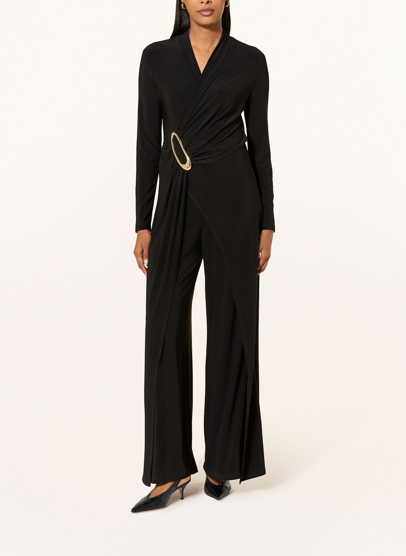 Joseph Ribkoff Jersey-Jumpsuit: SCHWARZ