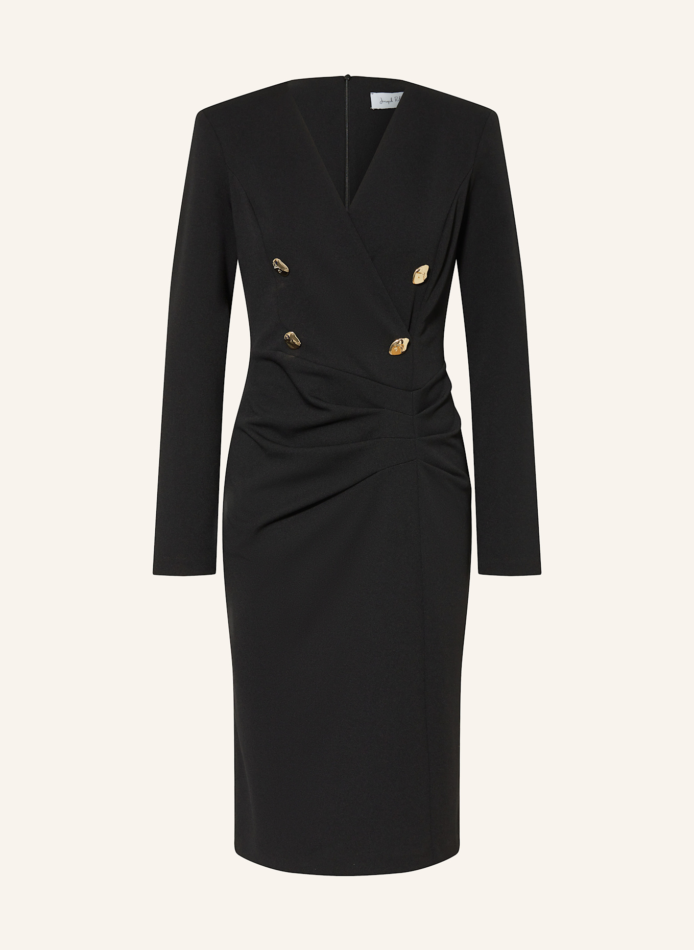 Joseph Ribkoff Kleid in Wickeloptik: SCHWARZ