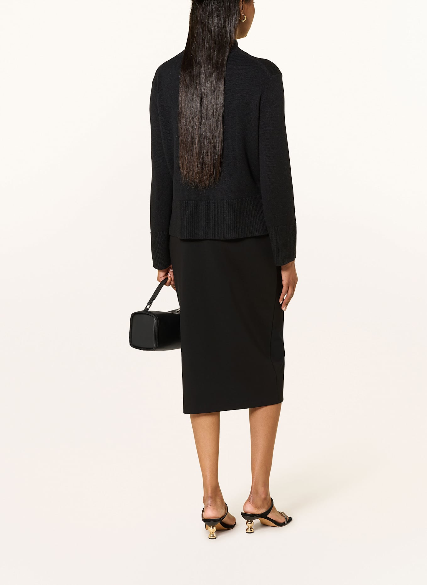 Joseph Ribkoff Jerseyrock: SCHWARZ