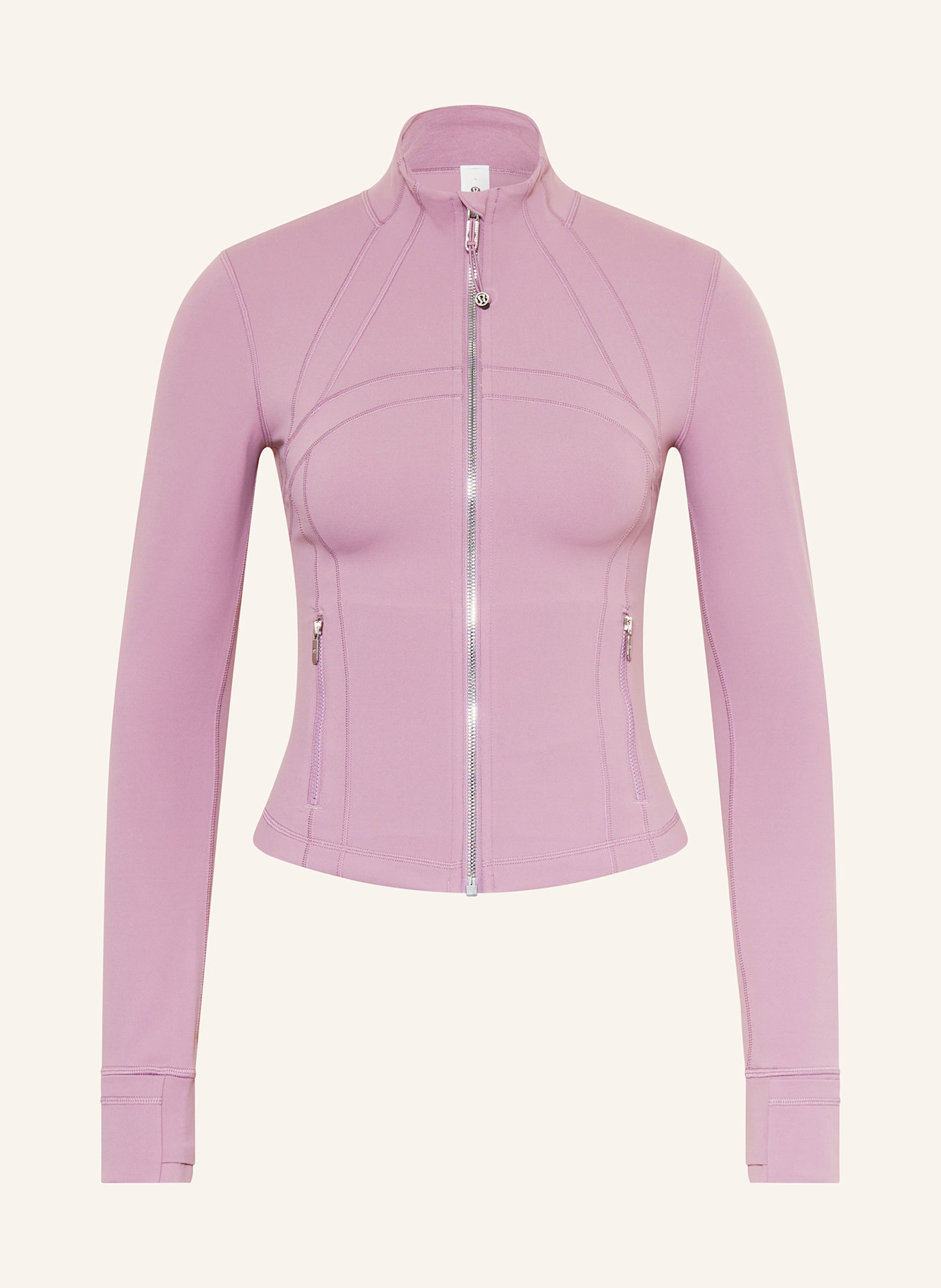 lululemon Yoga-Jacke DEFINE CROPPED: HELLLILA