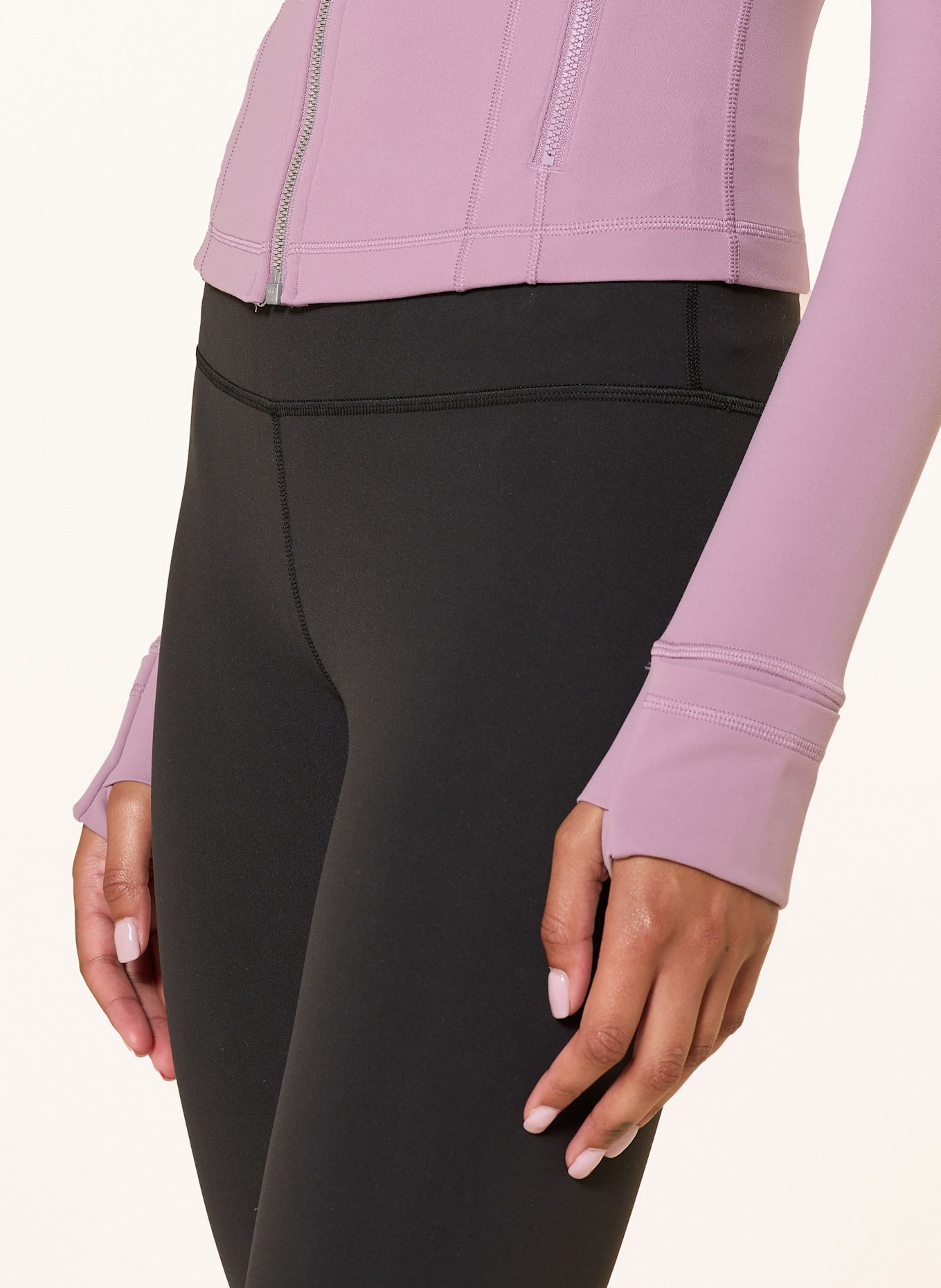 lululemon Yoga-Jacke DEFINE CROPPED: HELLLILA