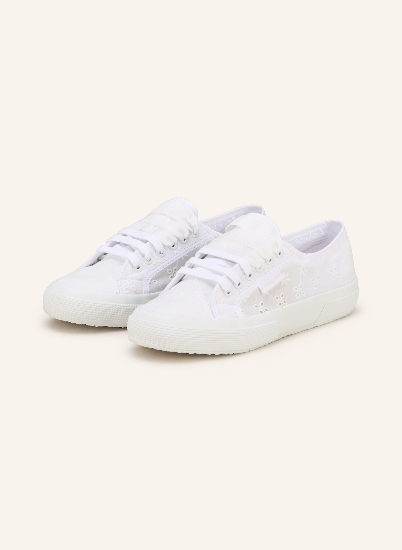 SUPERGA Sneakersy 2750 FLOWER SANGALLO: BÍLÁ