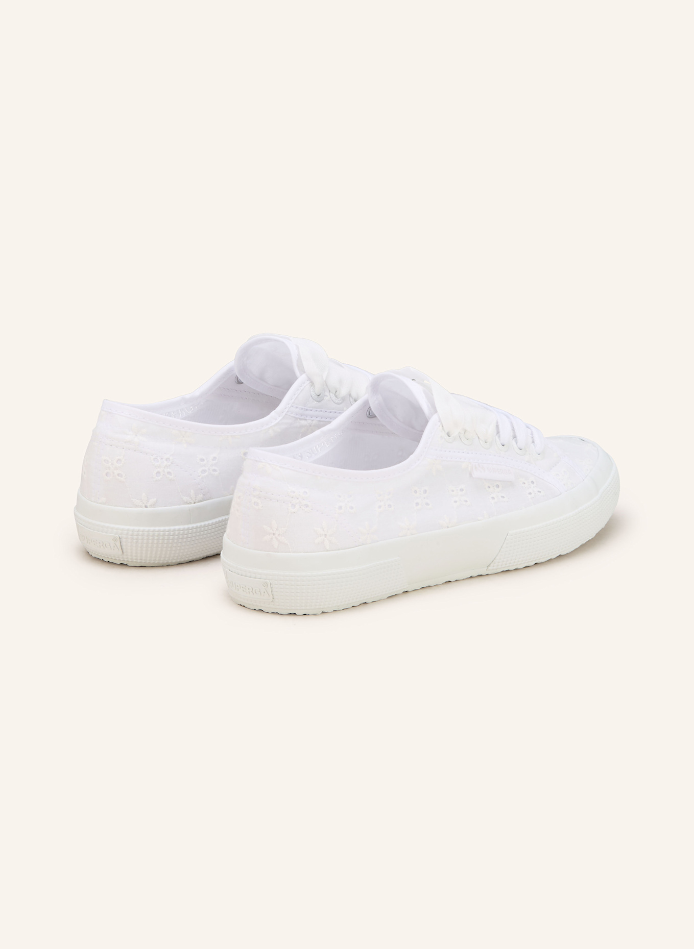 SUPERGA Sneakersy 2750 FLOWER SANGALLO: BÍLÁ