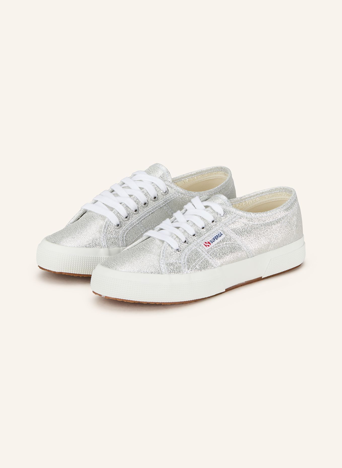 SUPERGA Sneakersy 2750-LAMEW: SREBRNY