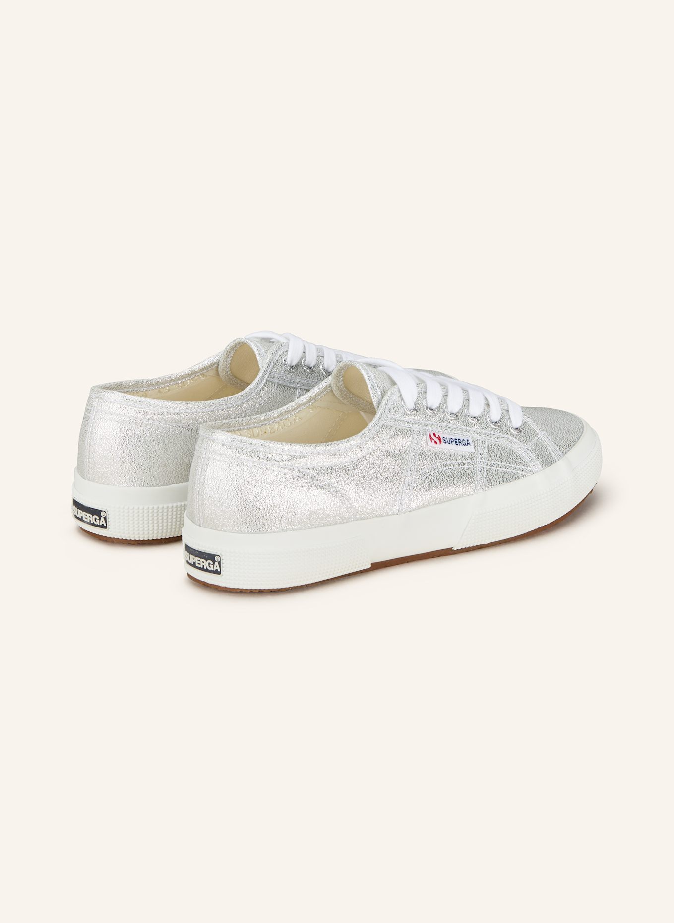 SUPERGA Sneakersy 2750-LAMEW: SREBRNY