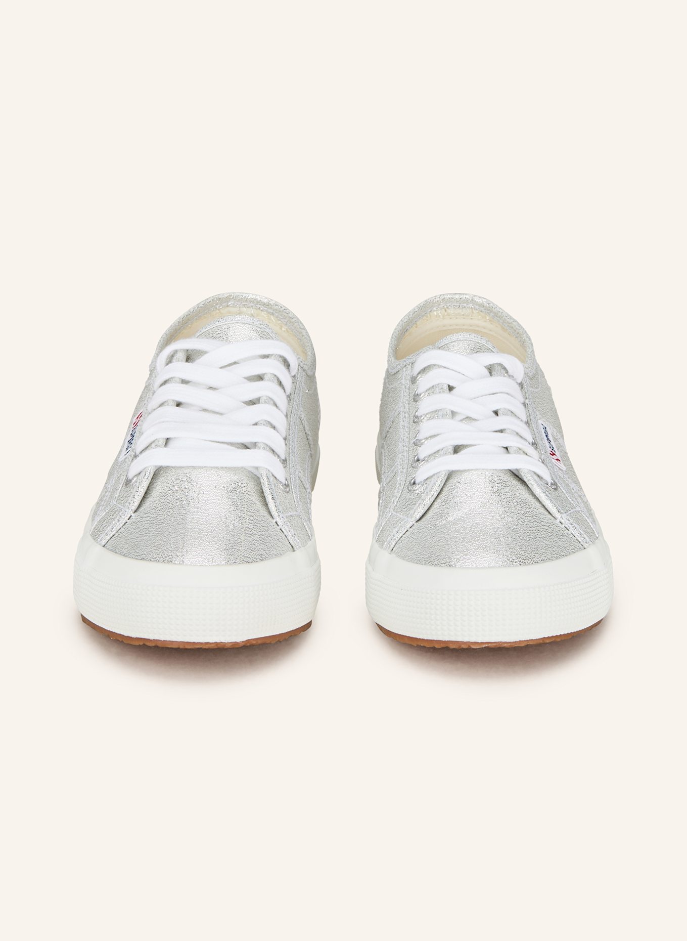 SUPERGA Sneakersy 2750-LAMEW: SREBRNY