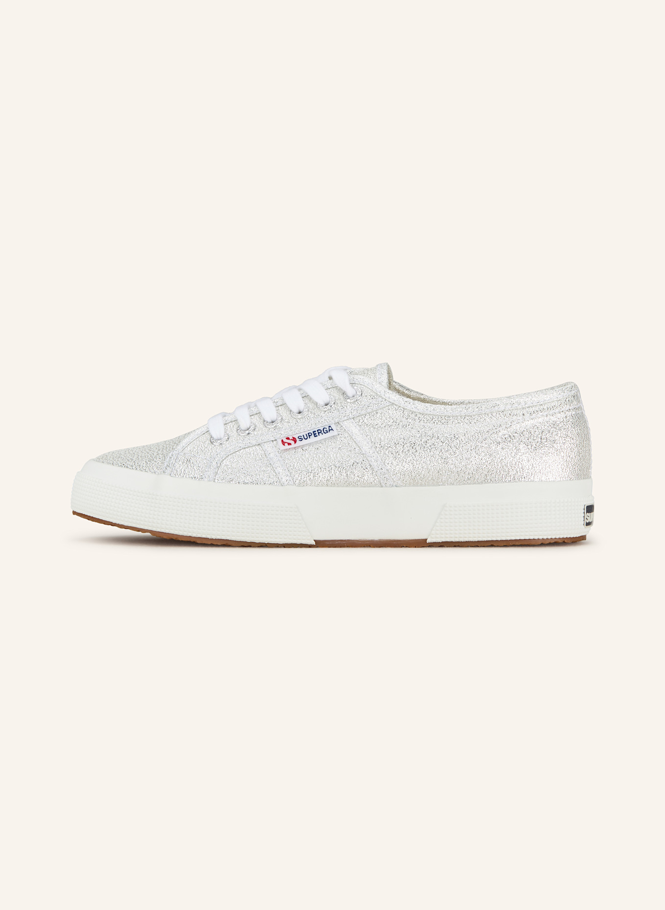 SUPERGA Sneakersy 2750-LAMEW: SREBRNY