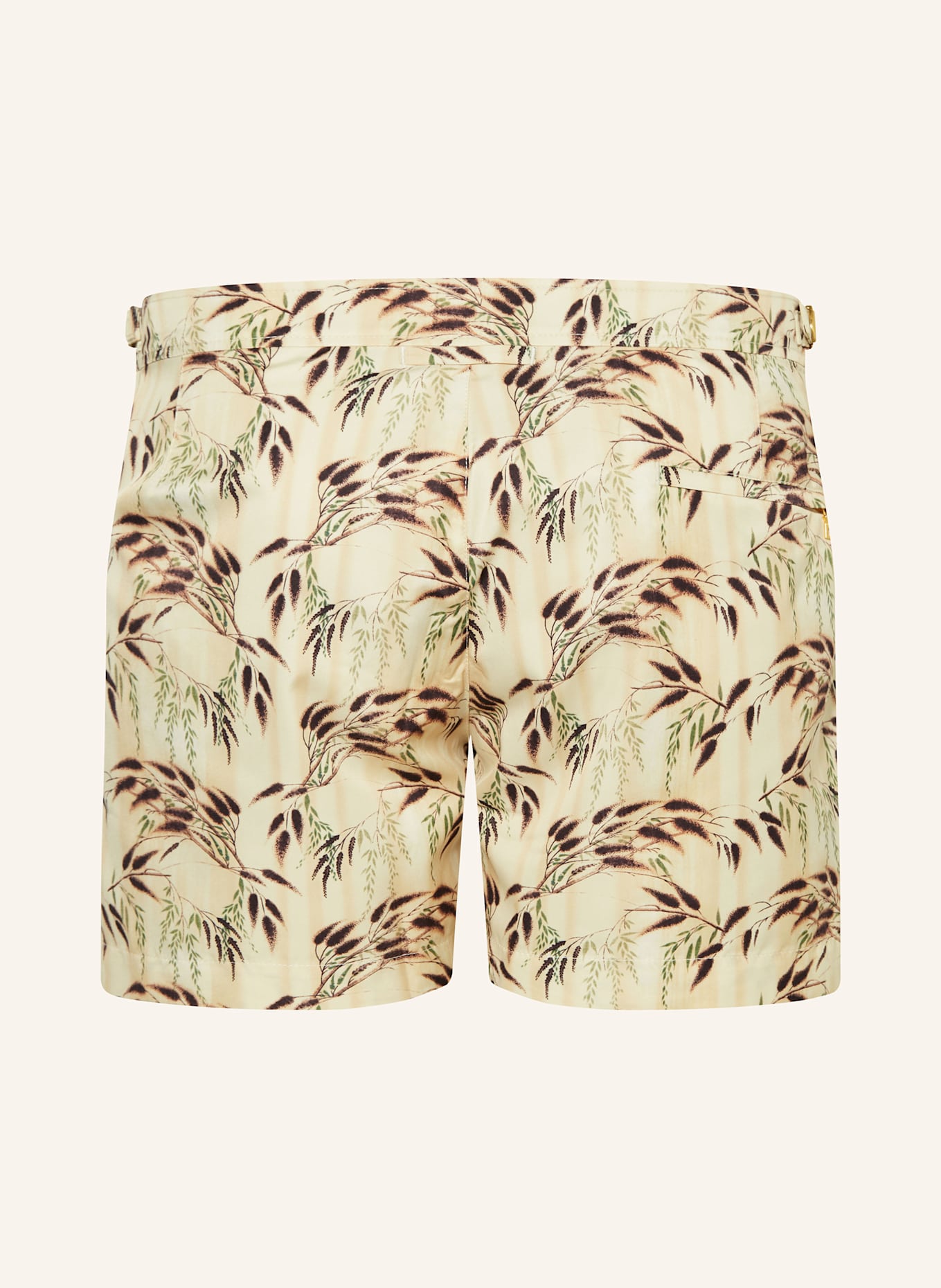 ORLEBAR BROWN Badeshorts SETTER CATKIN: GELB / DUNKELBRAUN / GRÜN