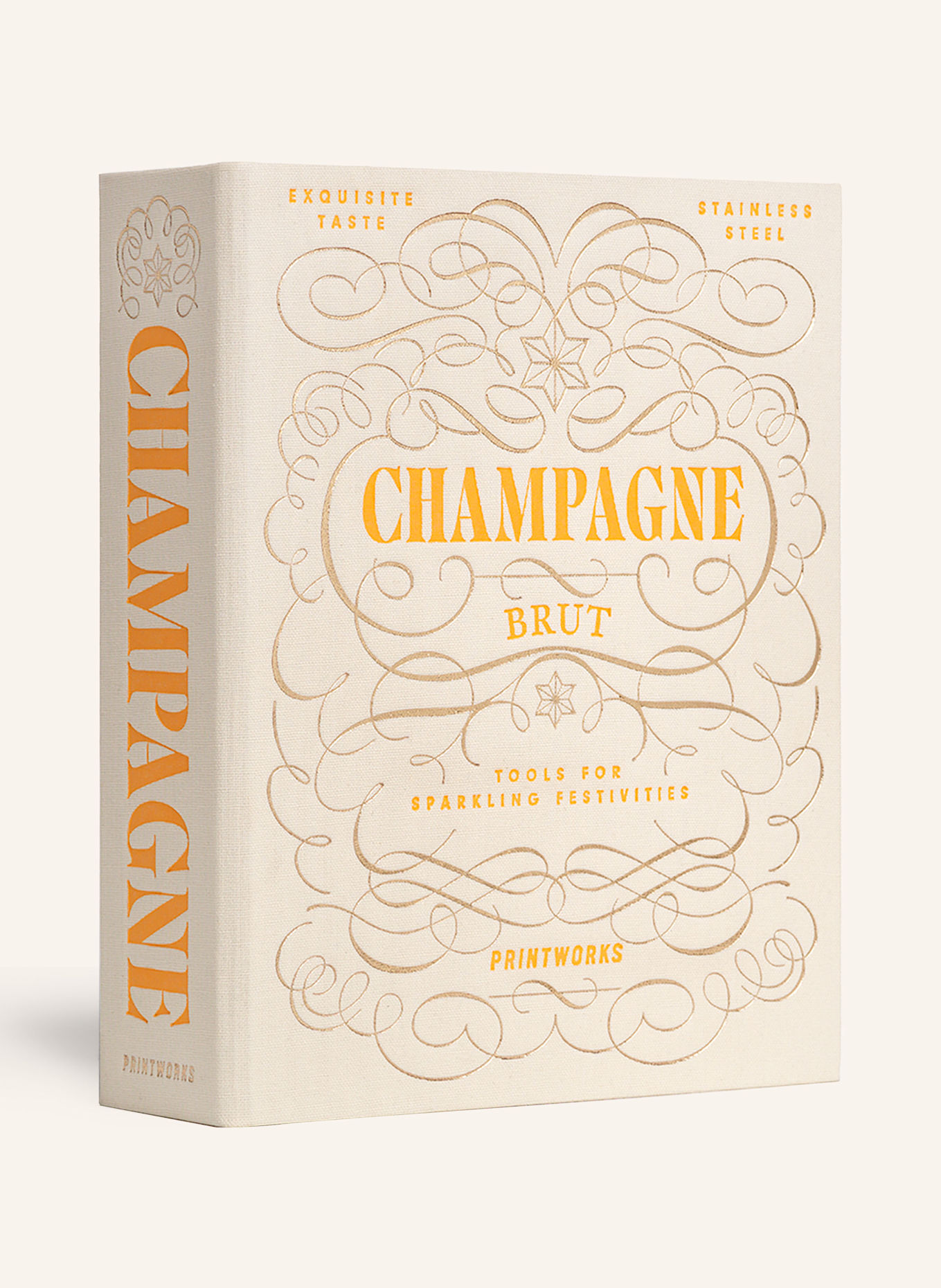 PRINTWORKS Champagner Tools THE ESSENTIALS: ECRU / ORANGE / SILBER