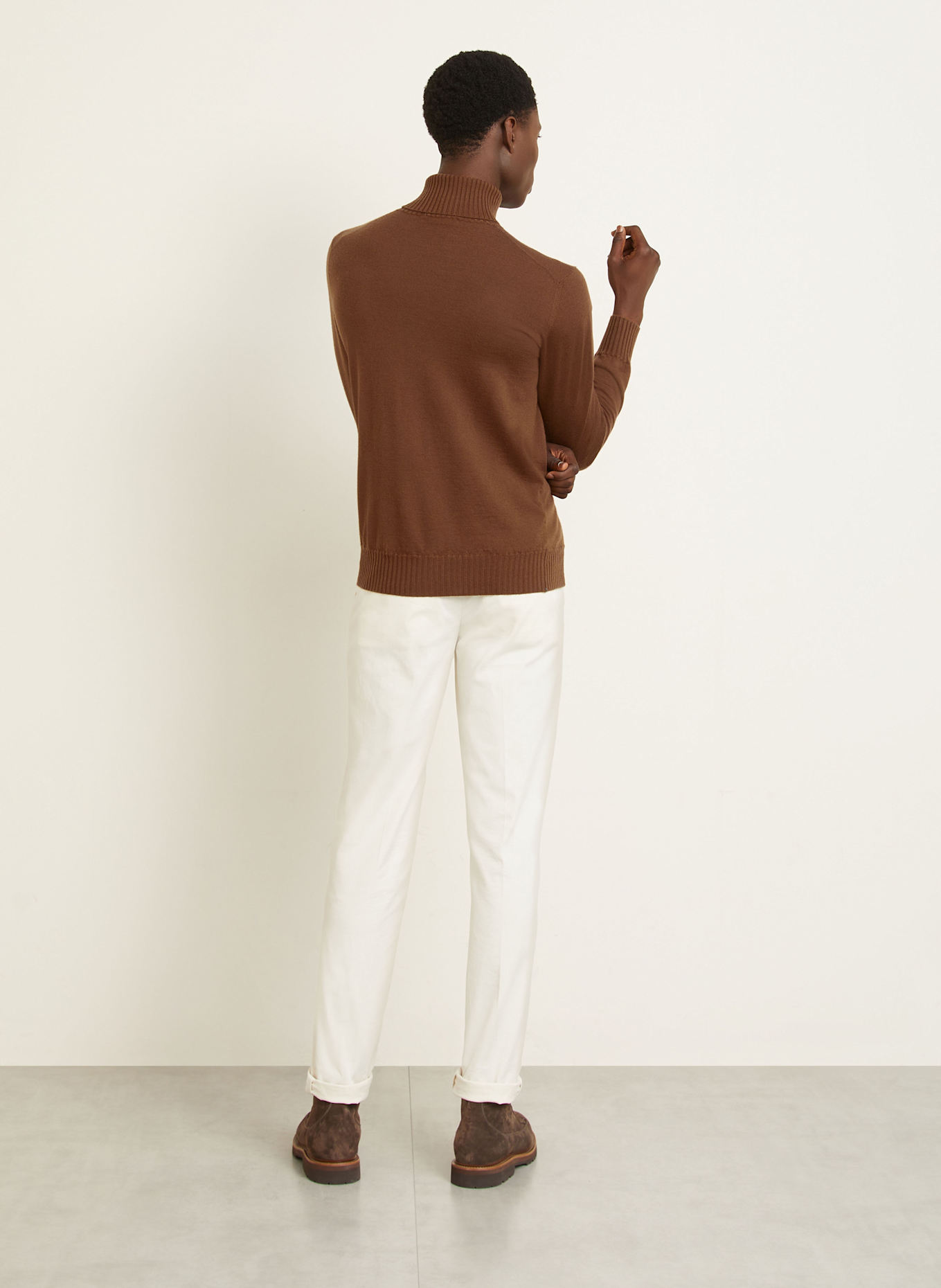 FIORONI Cashmere-Pullover: BRAUN
