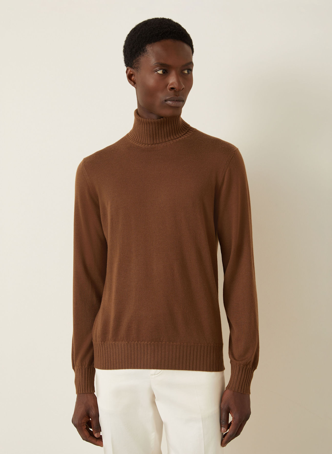 FIORONI Cashmere-Pullover: BRAUN