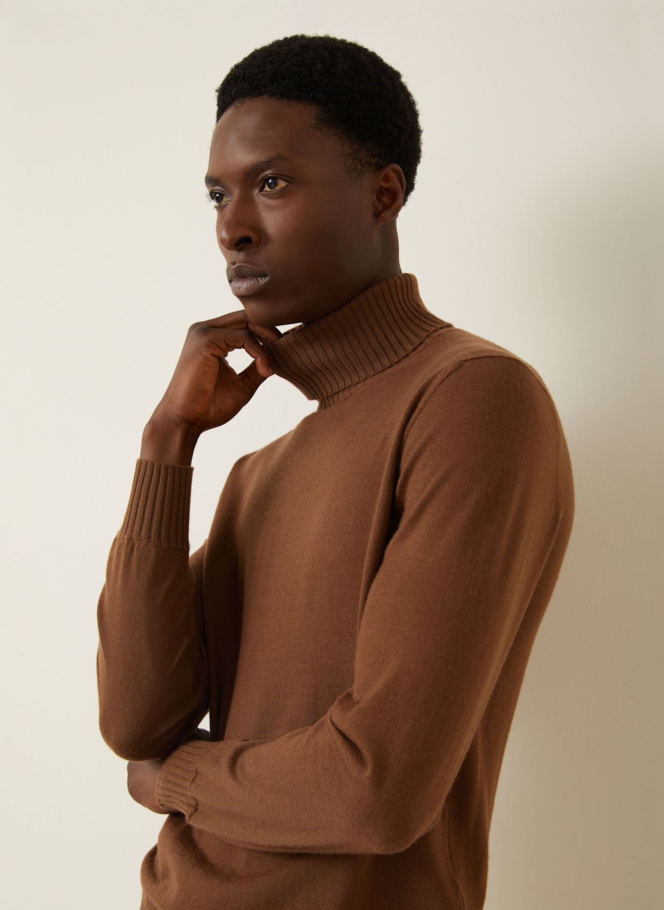 FIORONI Cashmere-Pullover: BRAUN