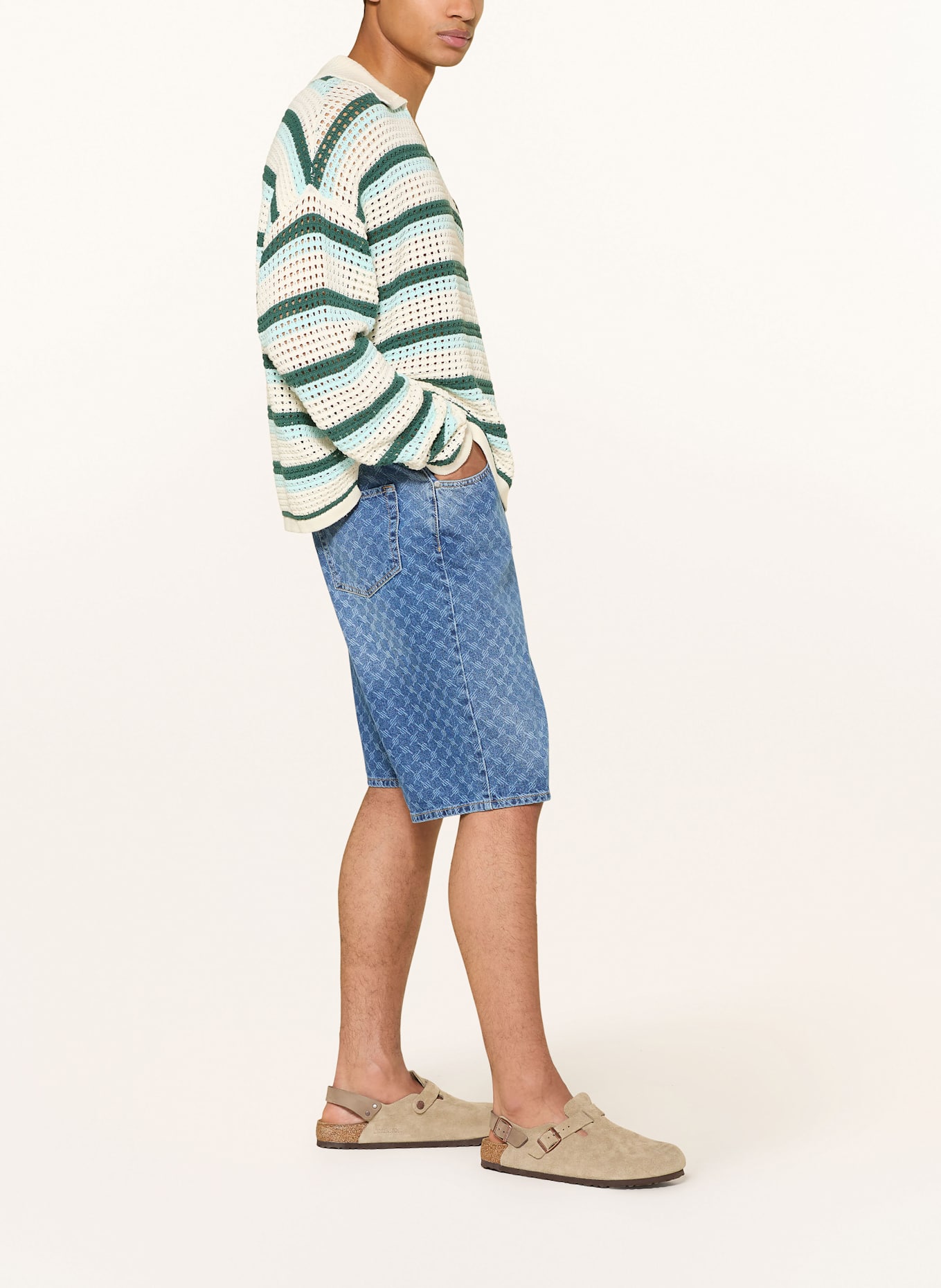 DAILY PAPER Jeansshorts: BLUE