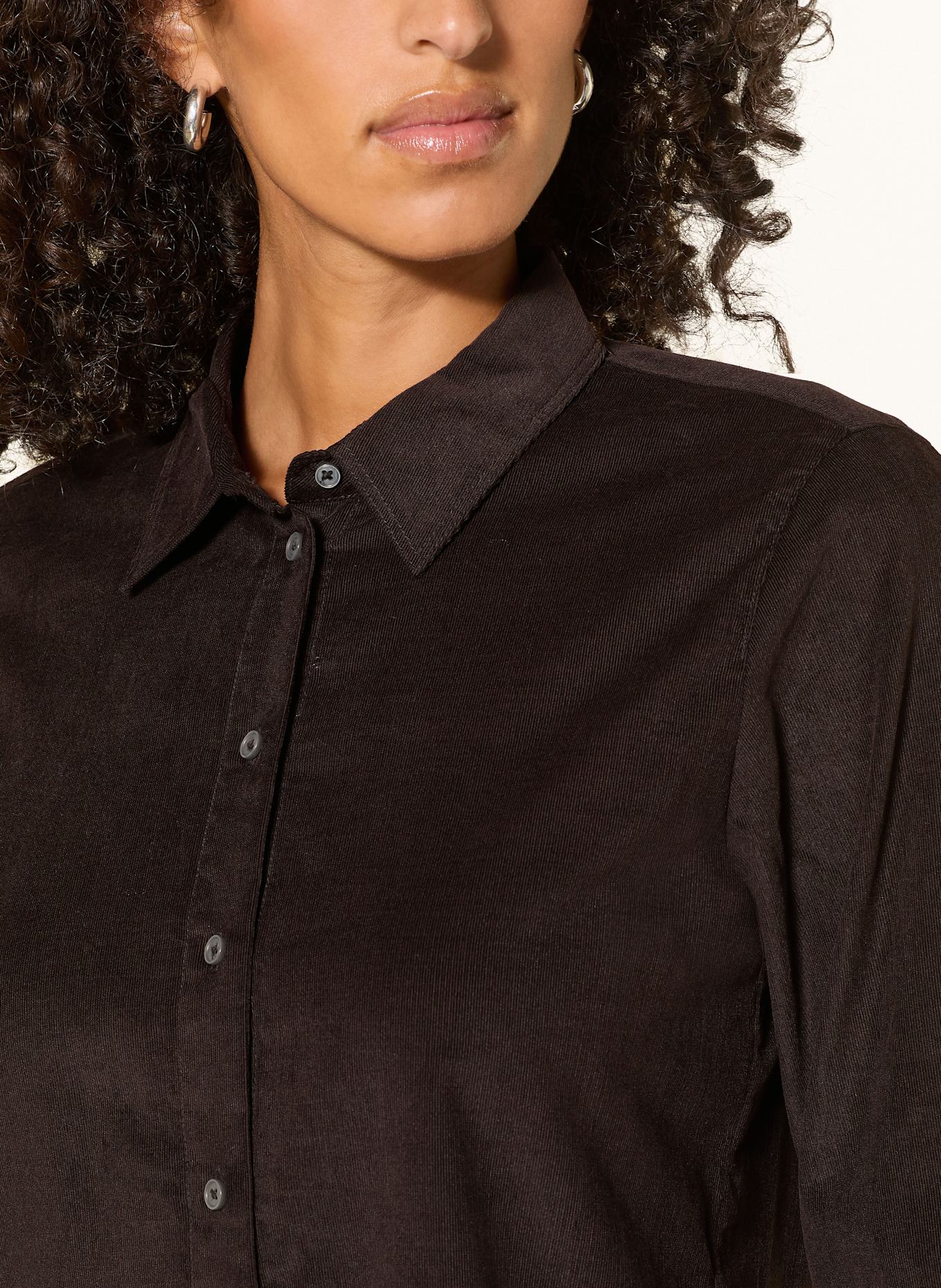 Marc O'Polo Hemdbluse aus Cord: DUNKELBRAUN