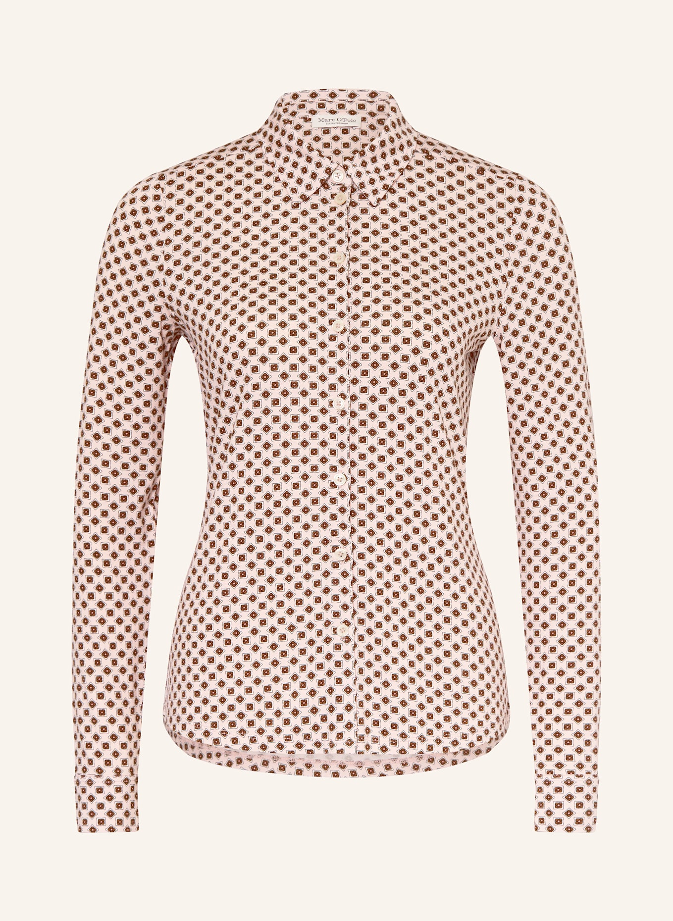 Marc O'Polo Koszula: JASNORÓŻOWY / BRĄZOWY