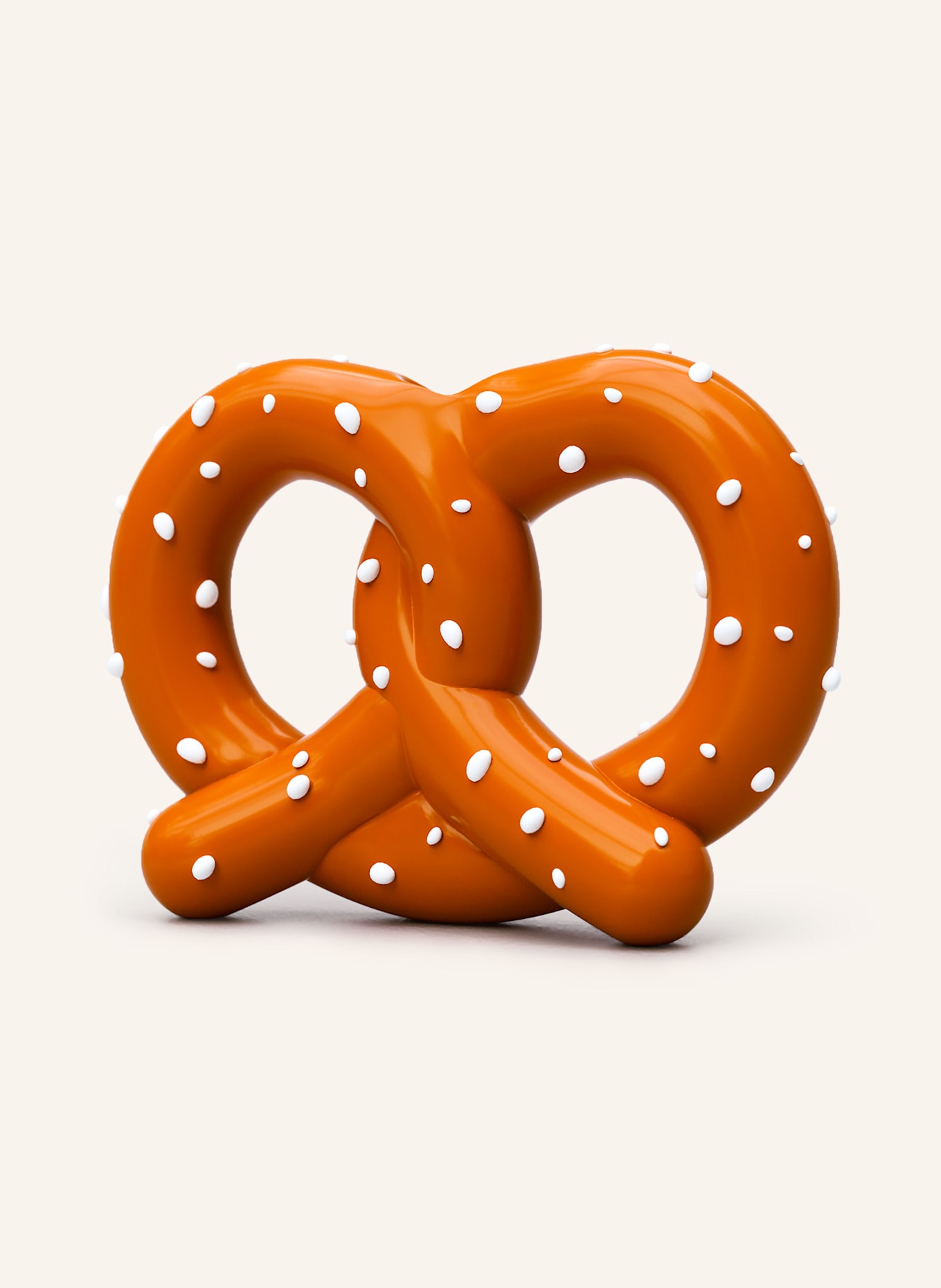 fluid MARKET Váza BRETZEL: ORANŽOVÁ / KRÉMOVÁ