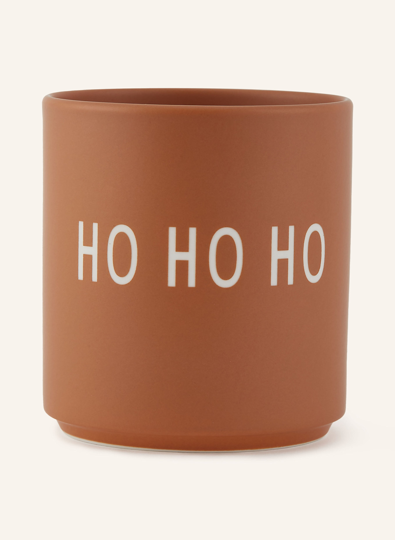 DESIGN LETTERS Becher HOHOHO: HELLBRAUN