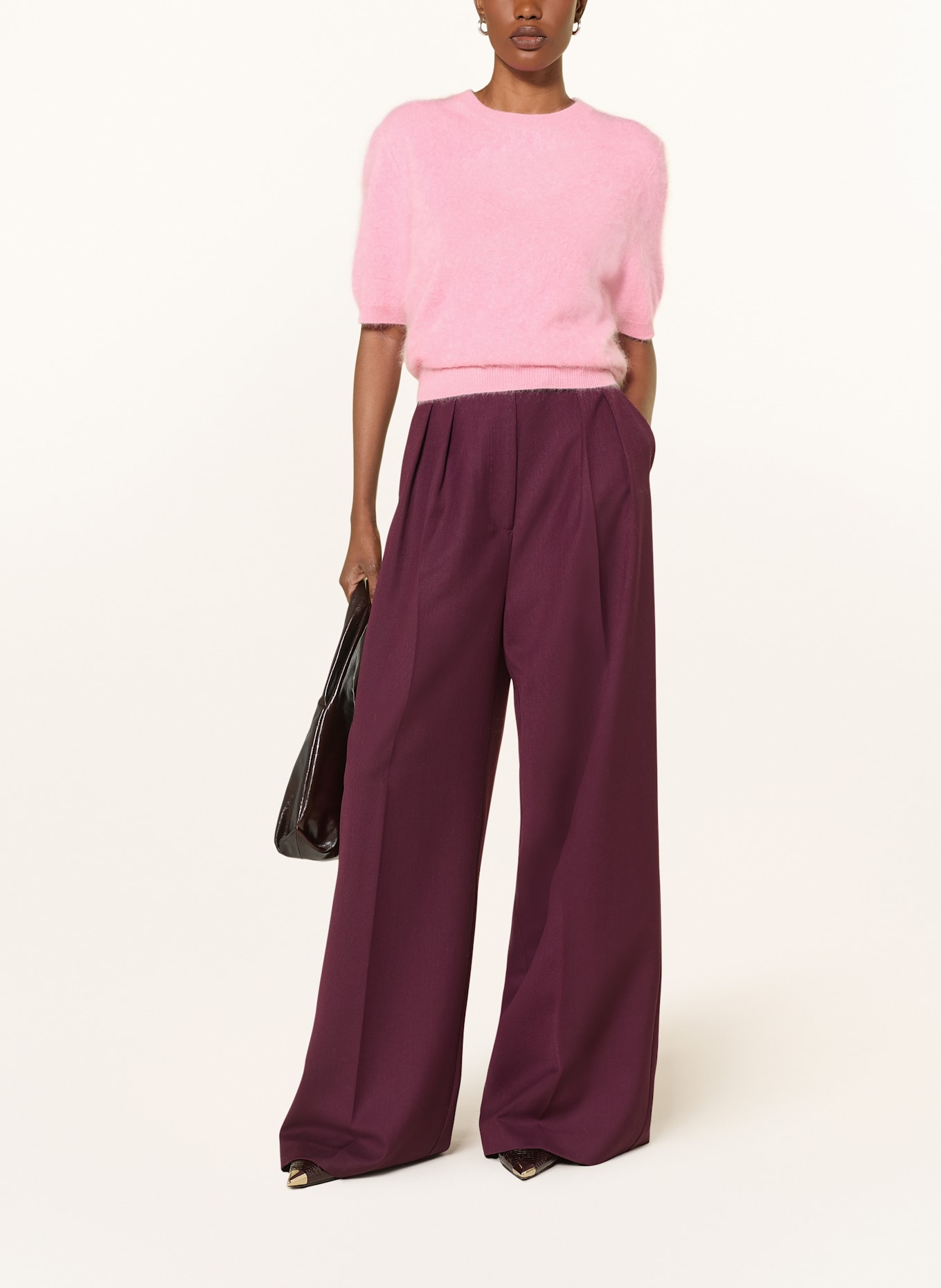 SOFT GOAT Strickshirt aus Cashmere: PINK