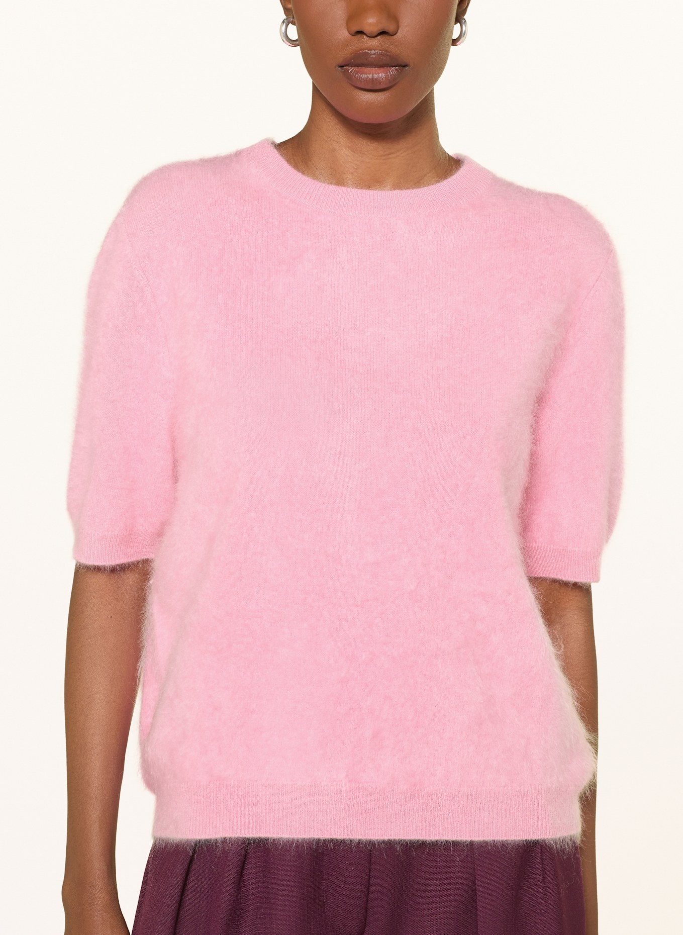 SOFT GOAT Strickshirt aus Cashmere: PINK