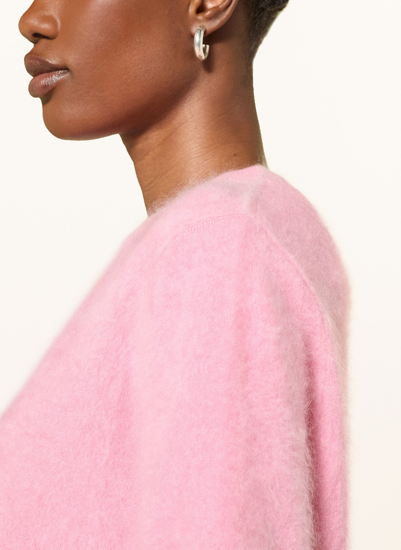 SOFT GOAT Strickshirt aus Cashmere: PINK