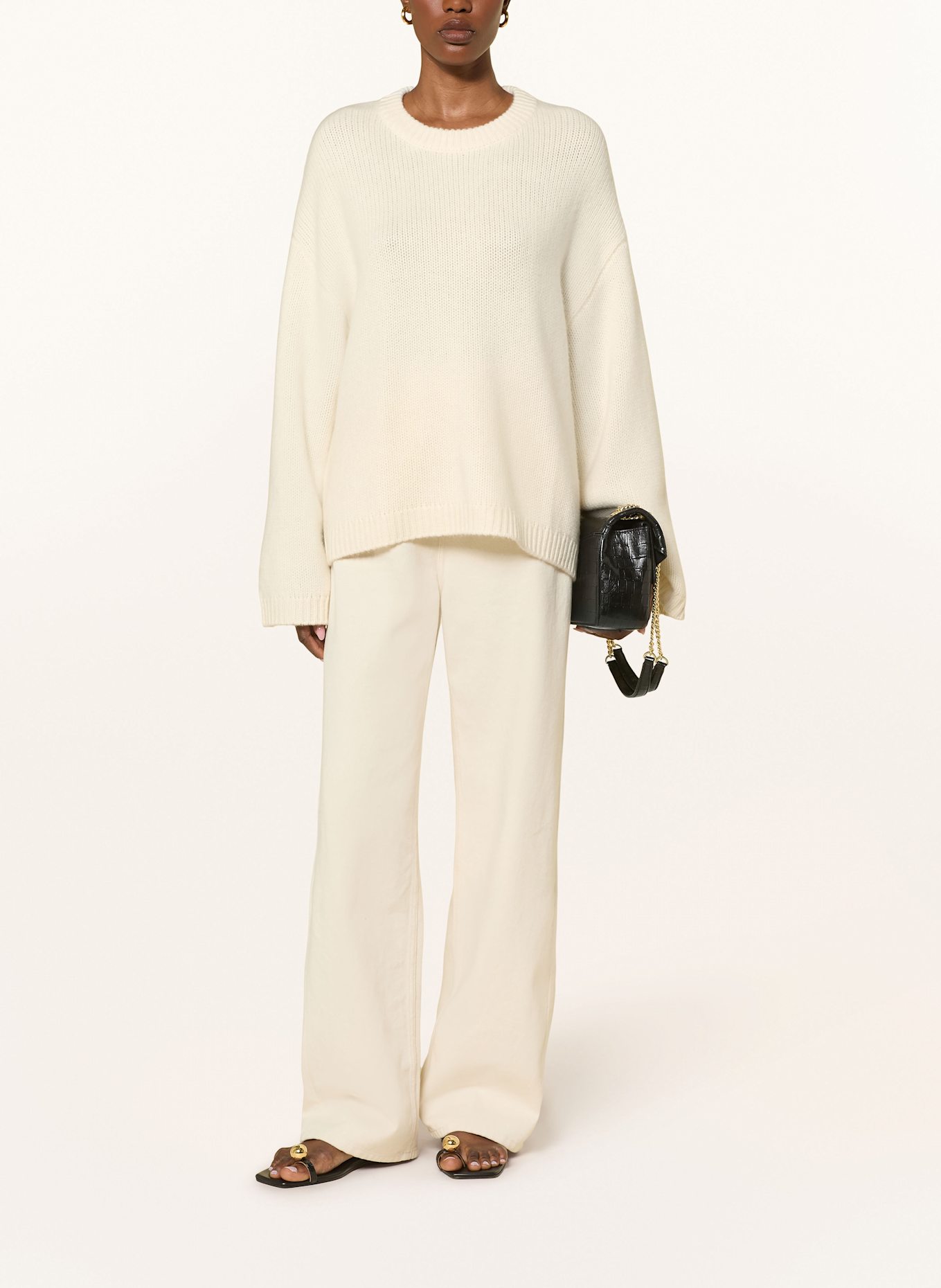 SOFT GOAT Cashmere-Pullover: ECRU