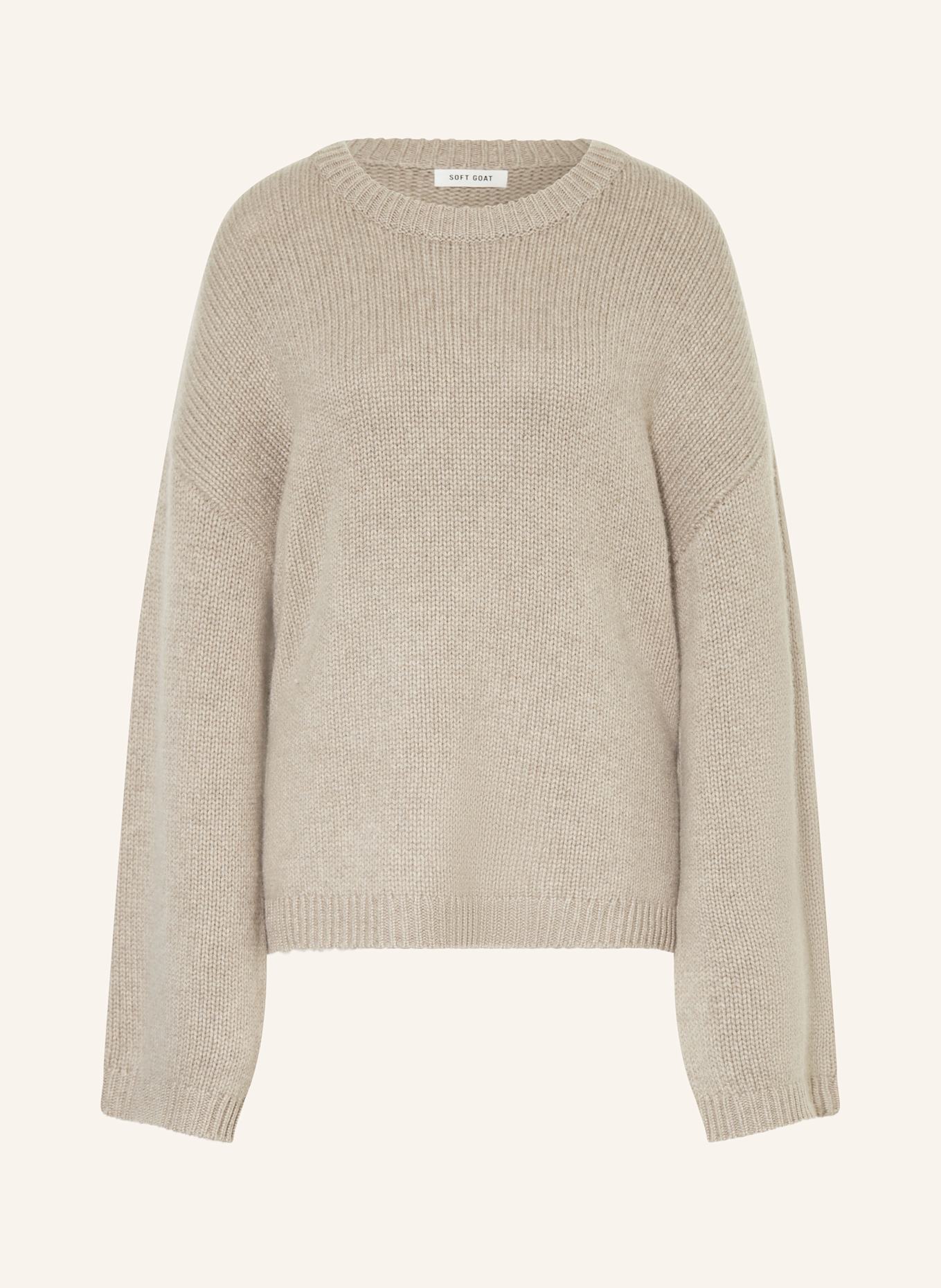 SOFT GOAT Cashmere-Pullover: BEIGE
