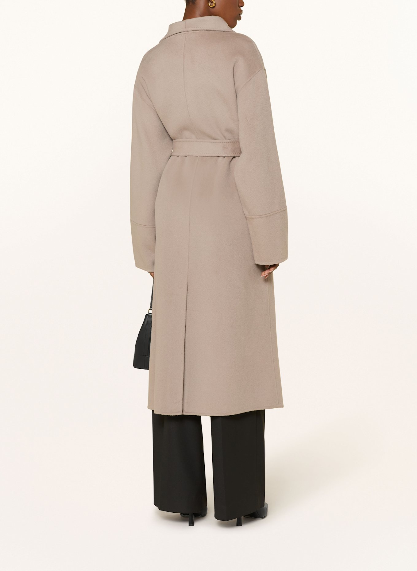 SOFT GOAT Wollmantel: BEIGE