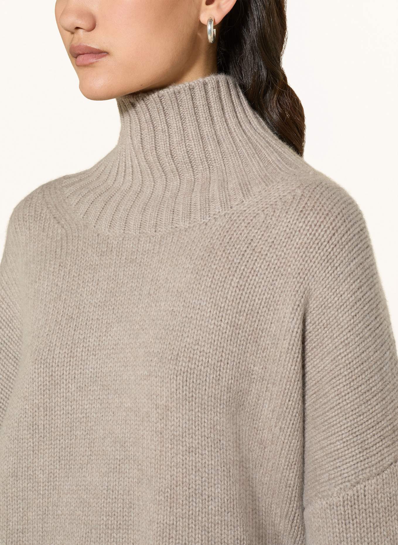 SOFT GOAT Cashmere-Pullover: TAUPE