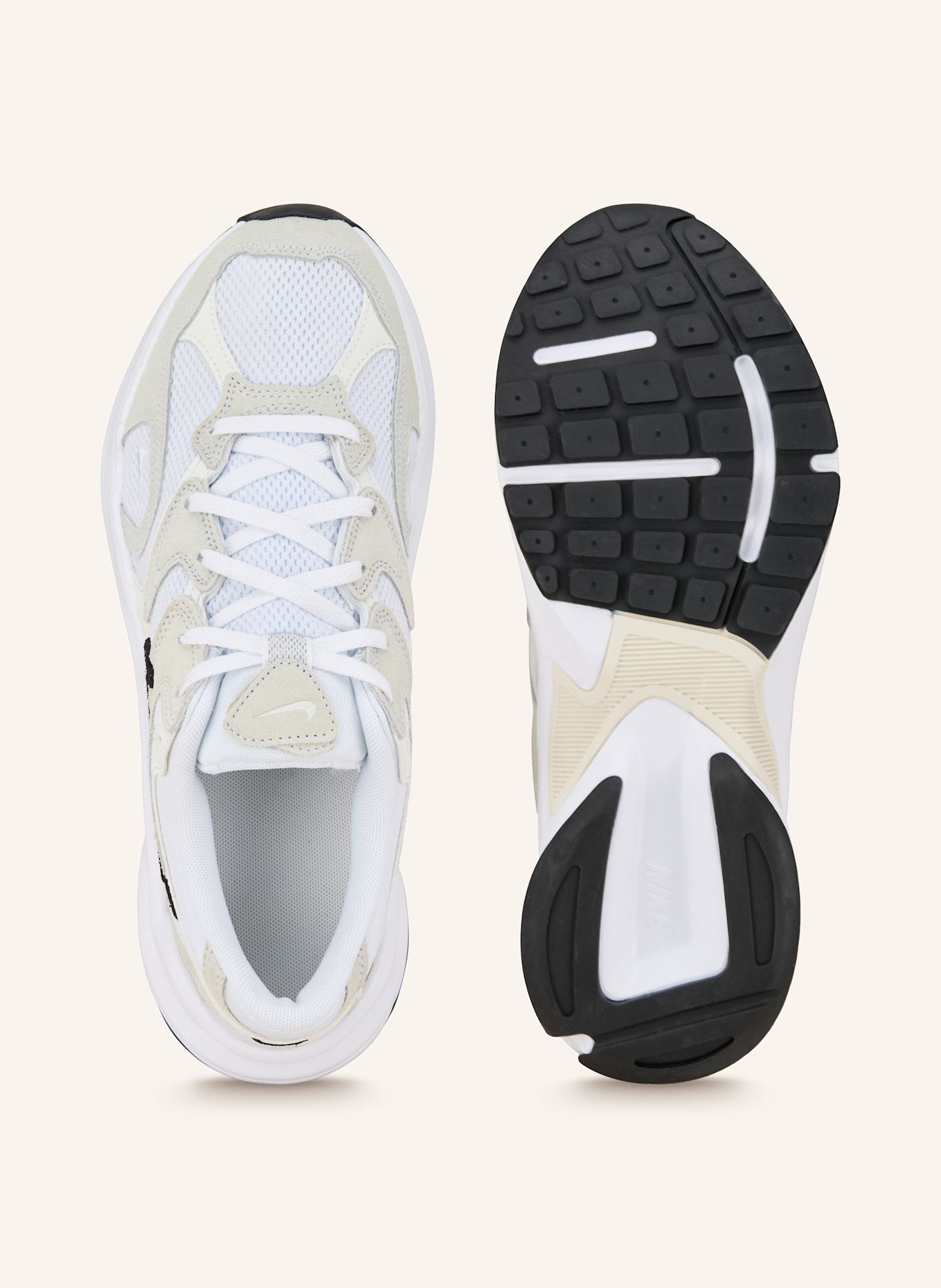 Nike Sneaker AL8: WHITE/ BEIGE/ BLACK