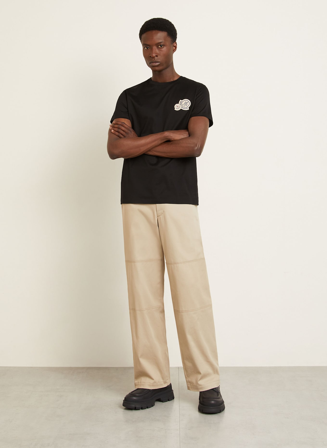 MONCLER T-Shirt: SCHWARZ