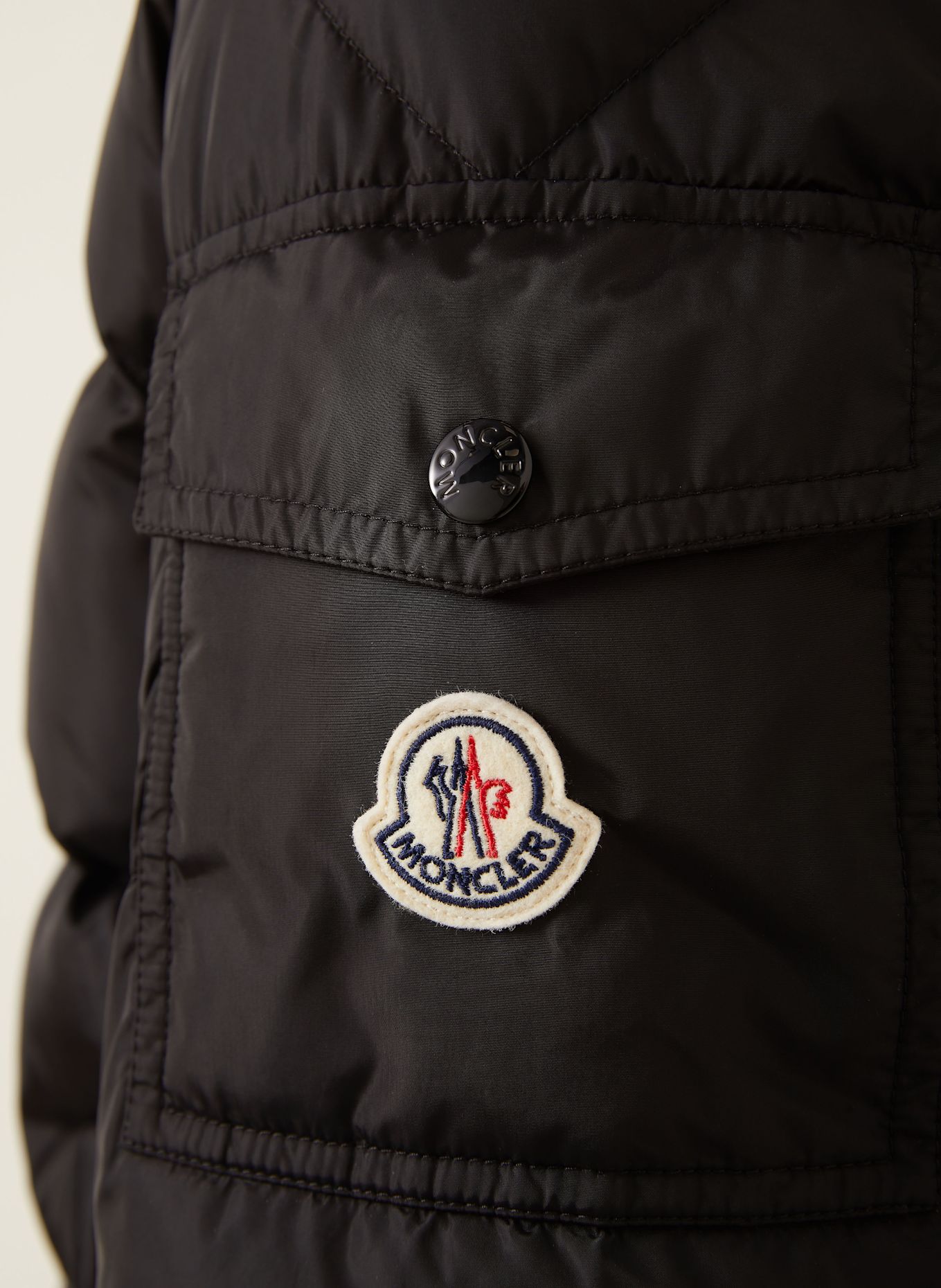 MONCLER Daunenjacke: SCHWARZ