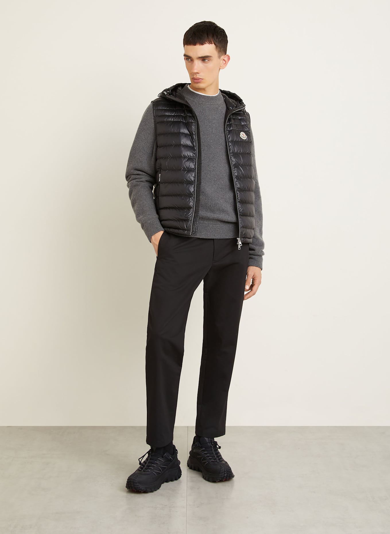 MONCLER Daunenweste ORANT: SCHWARZ