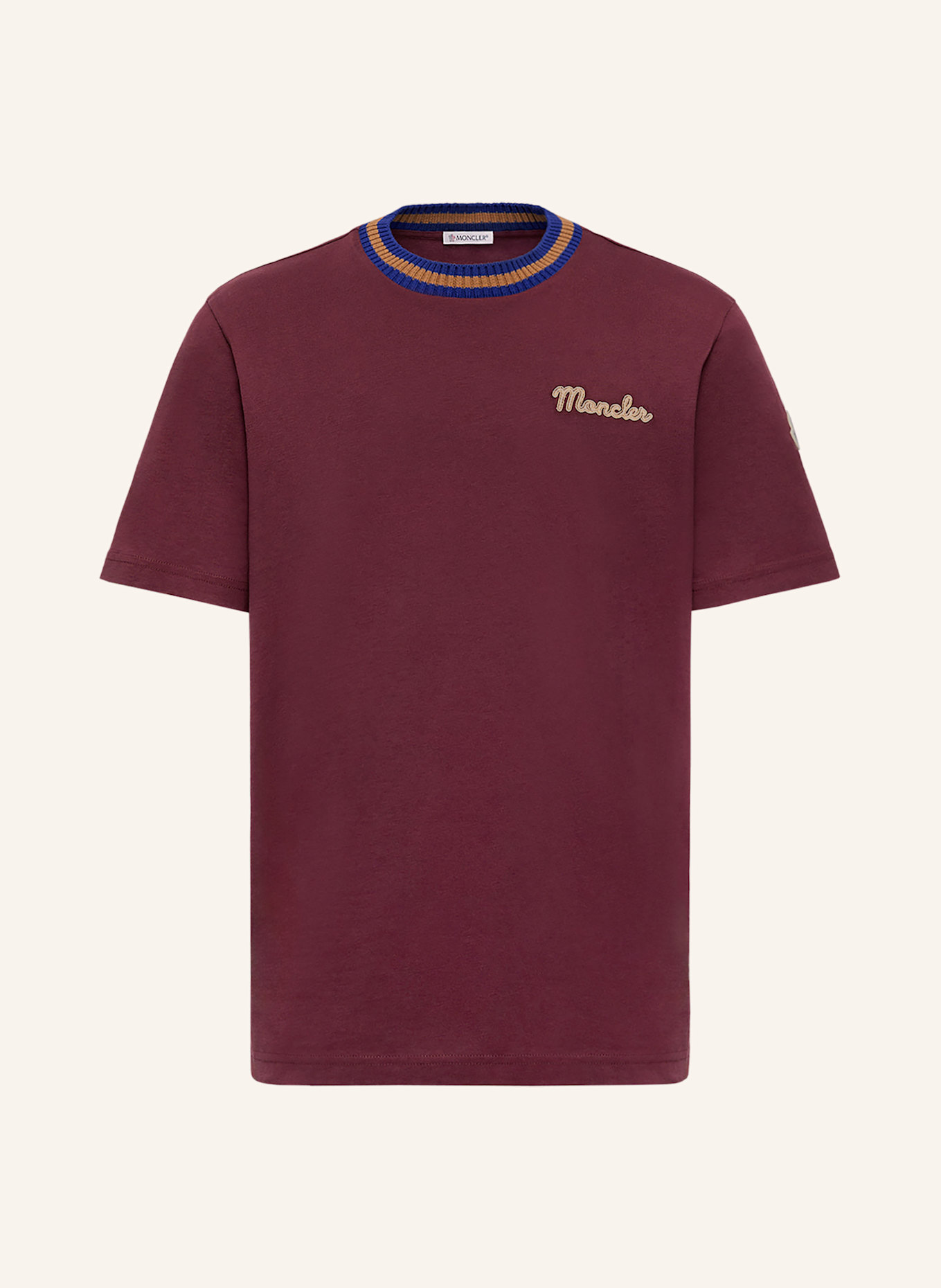 MONCLER T-Shirt: DUNKELROT