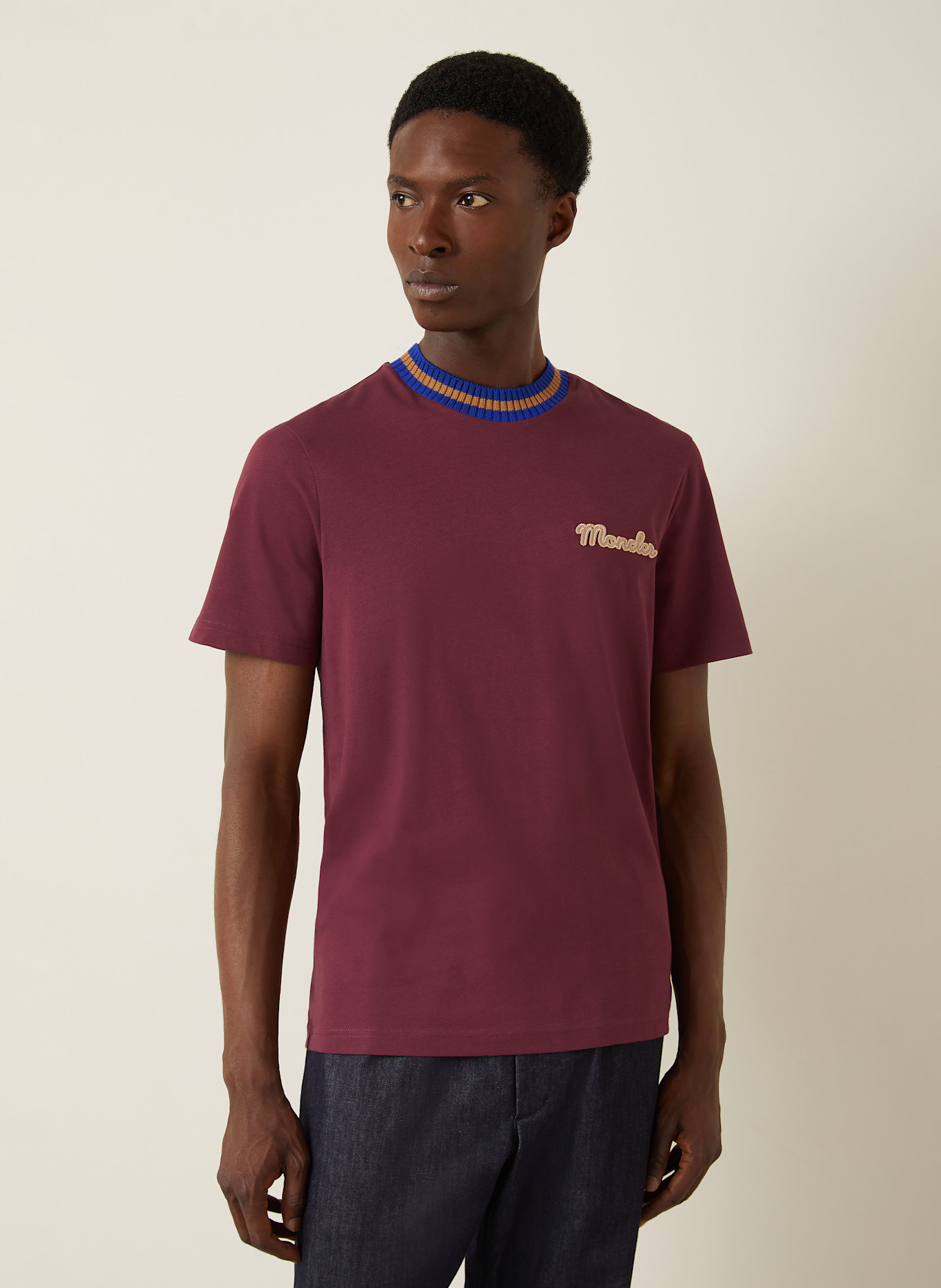 MONCLER T-Shirt: DUNKELROT