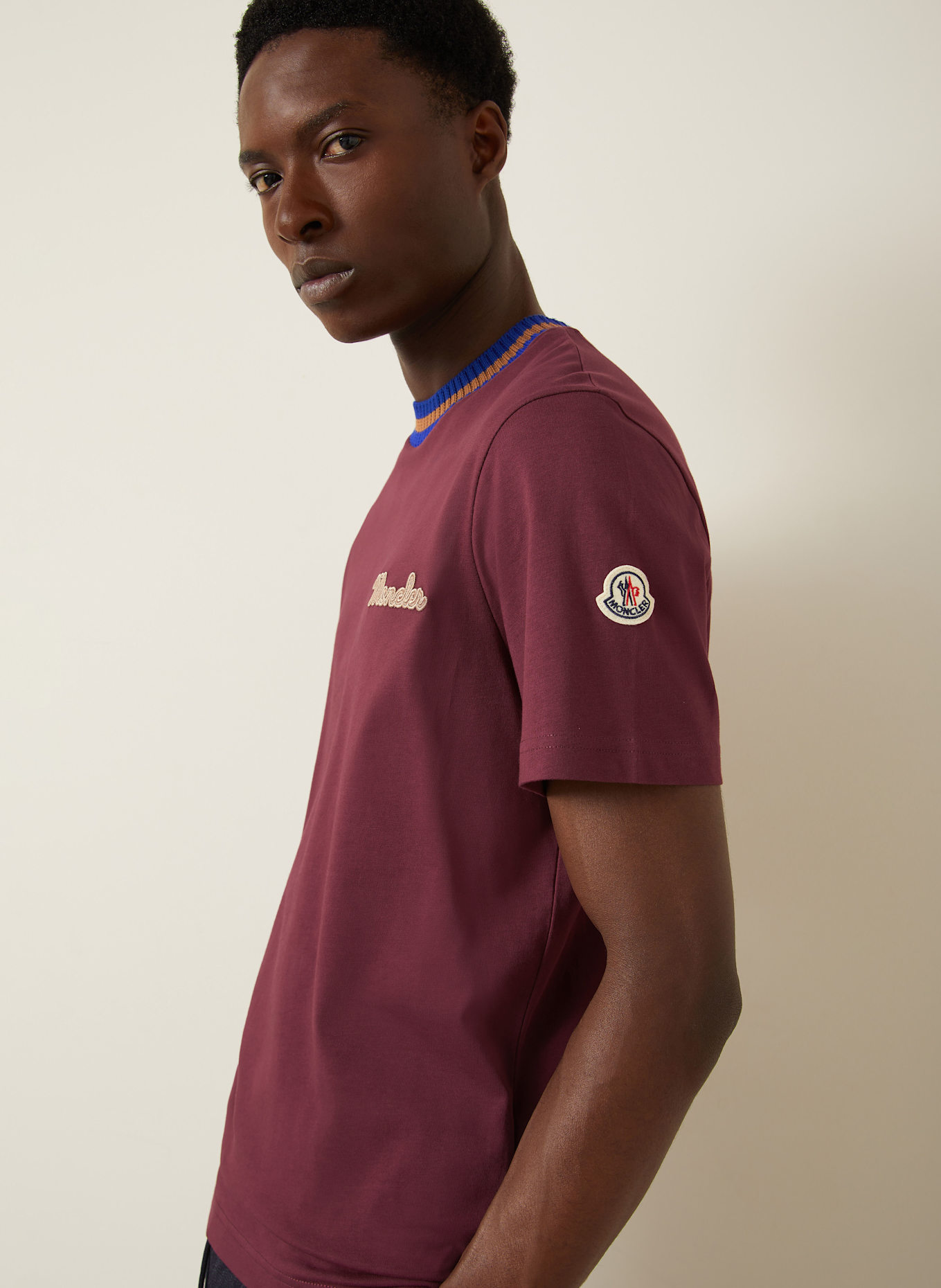 MONCLER T-Shirt: DUNKELROT