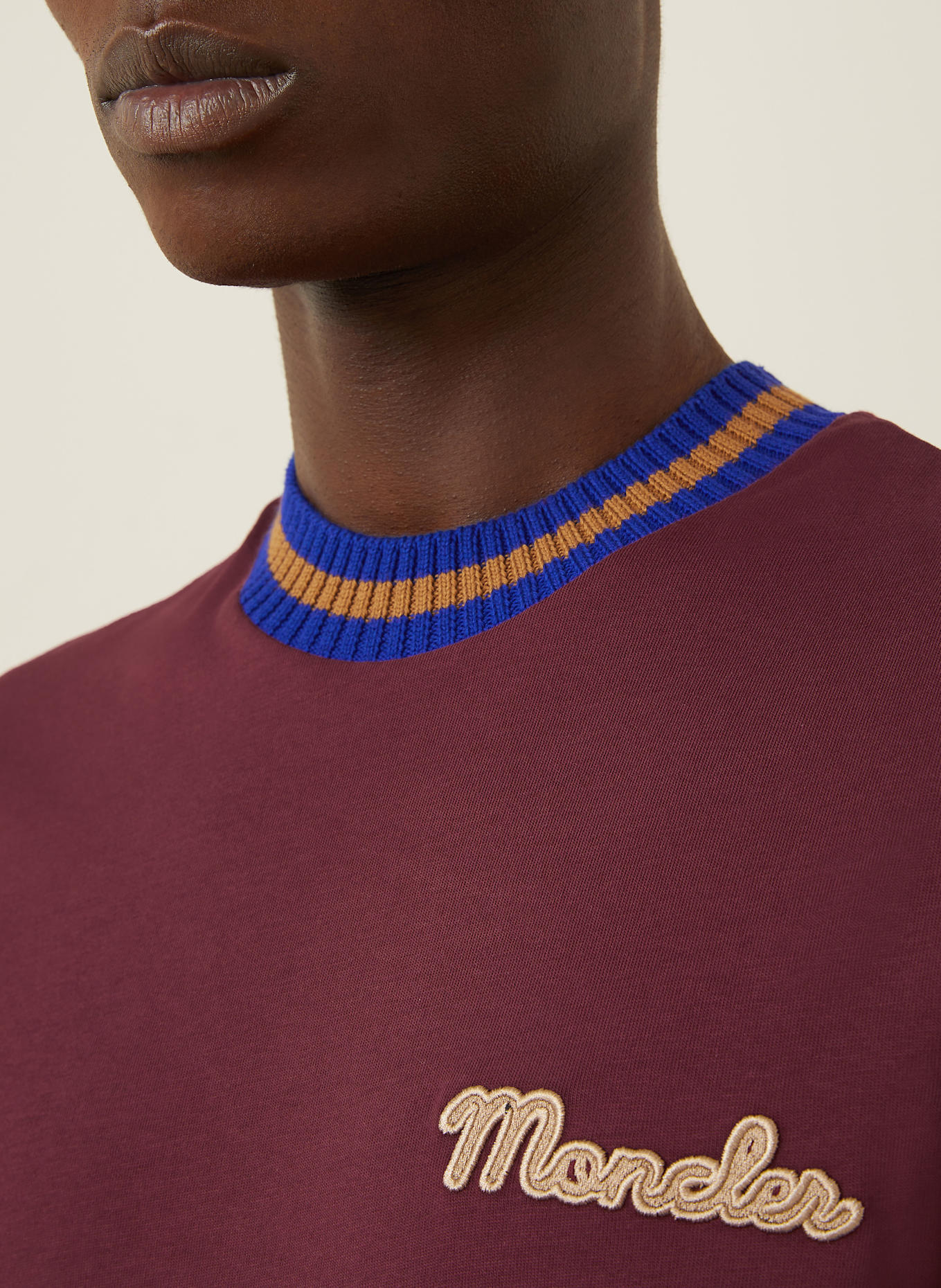MONCLER T-Shirt: DUNKELROT