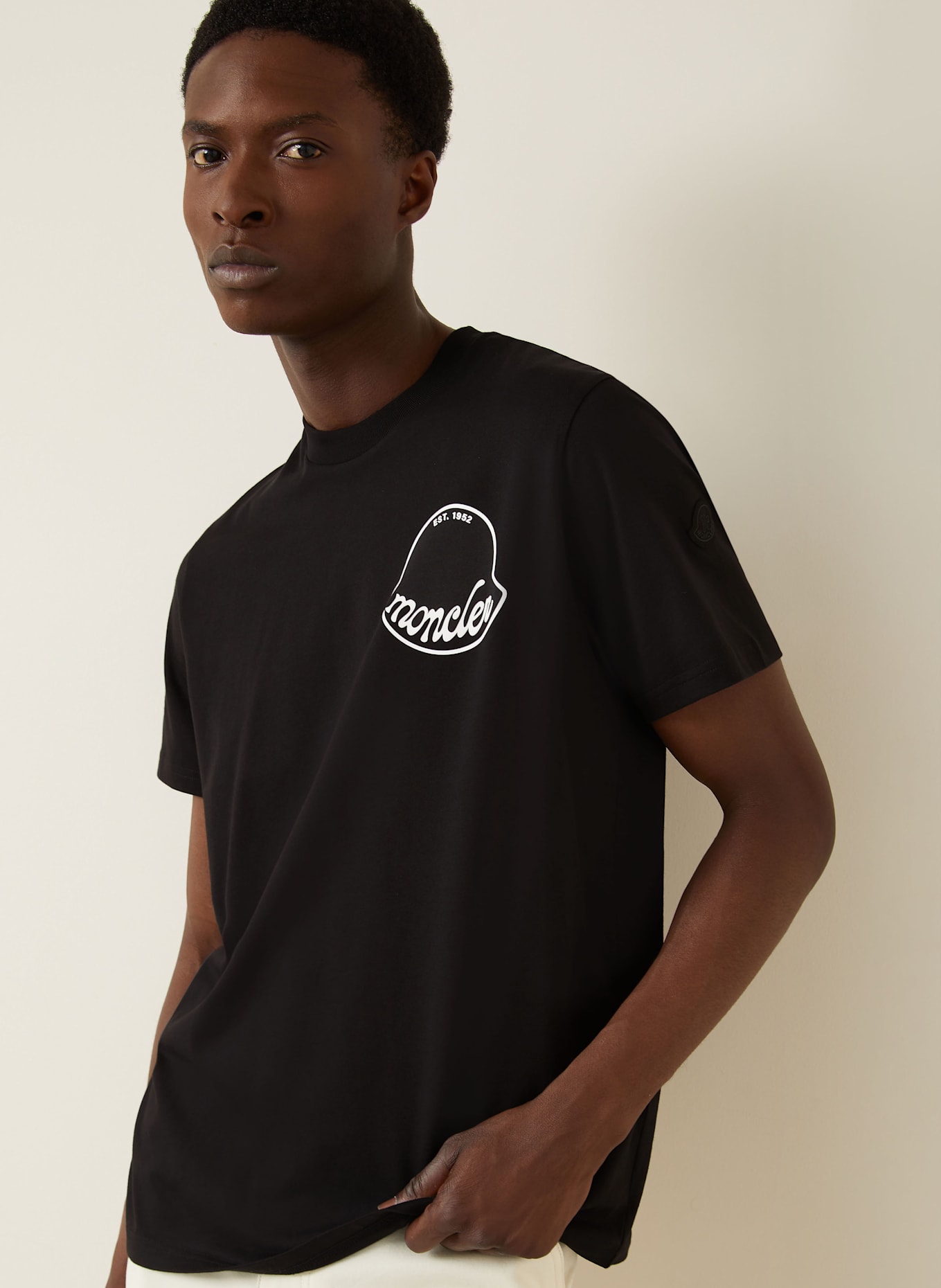 MONCLER T-Shirt: SCHWARZ