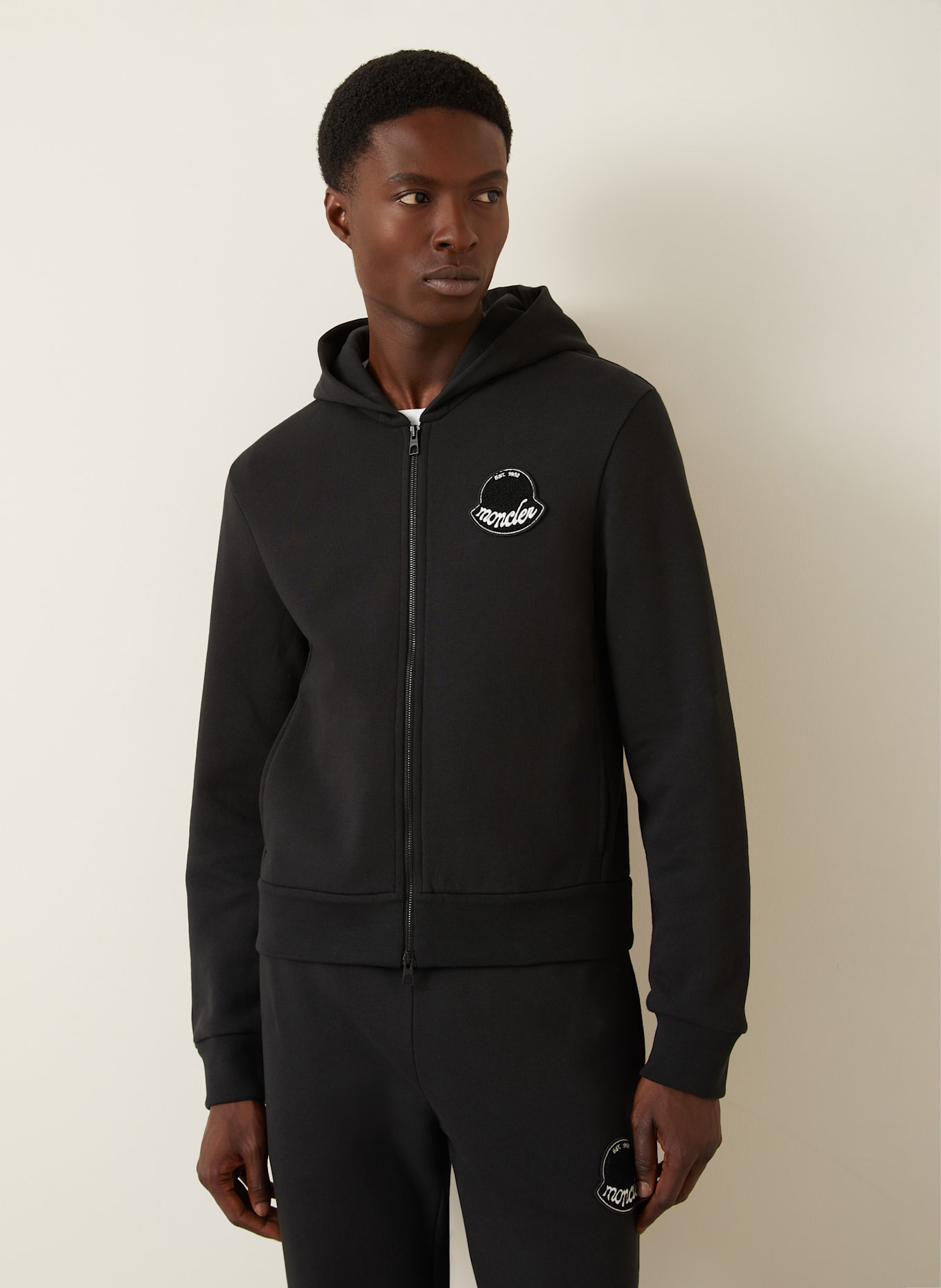 MONCLER Bluza rozpinana: CZARNY