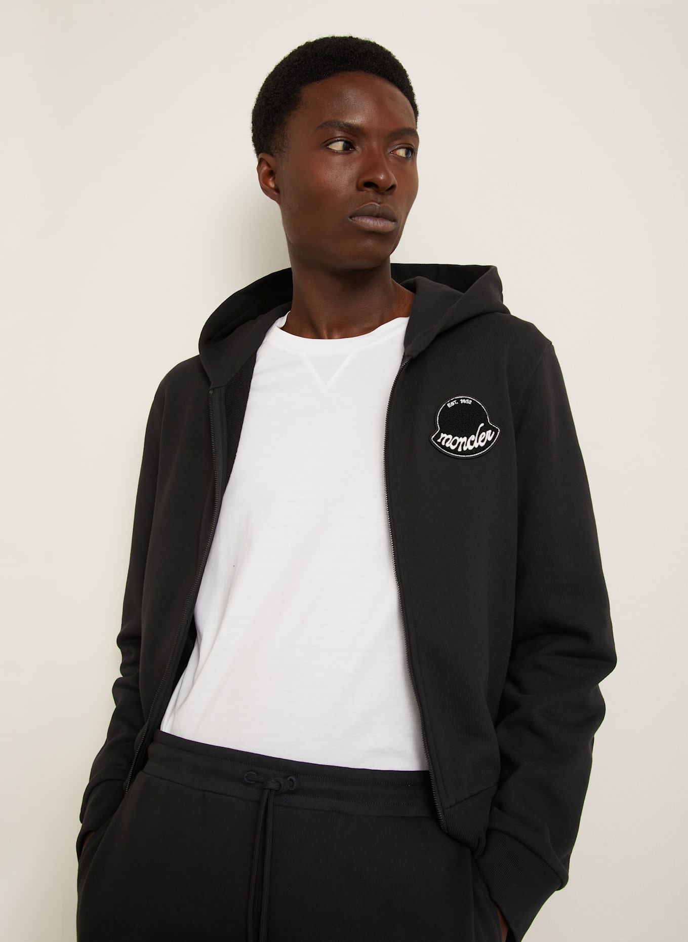 MONCLER Bluza rozpinana: CZARNY