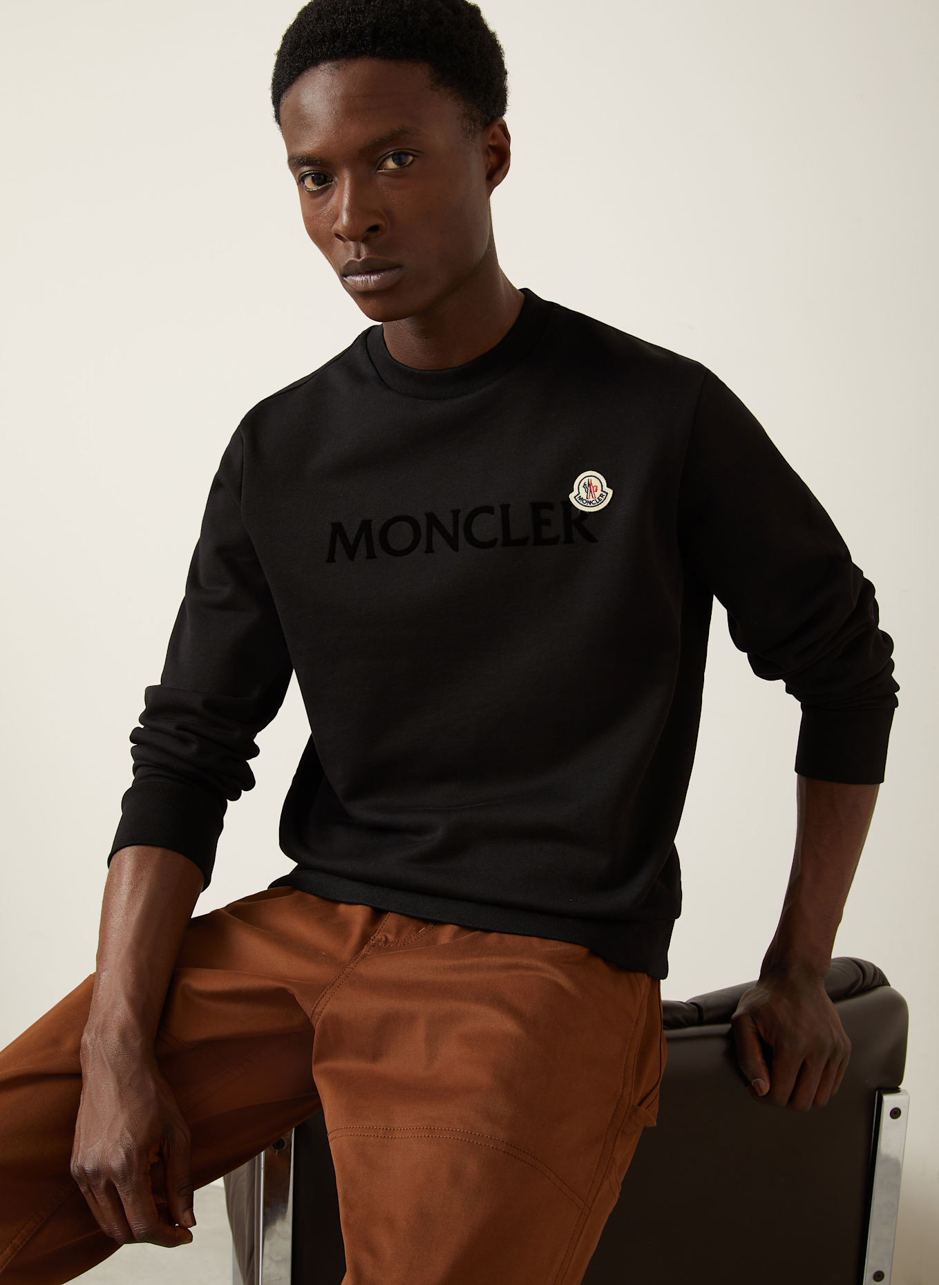 MONCLER Sweatshirt: SCHWARZ