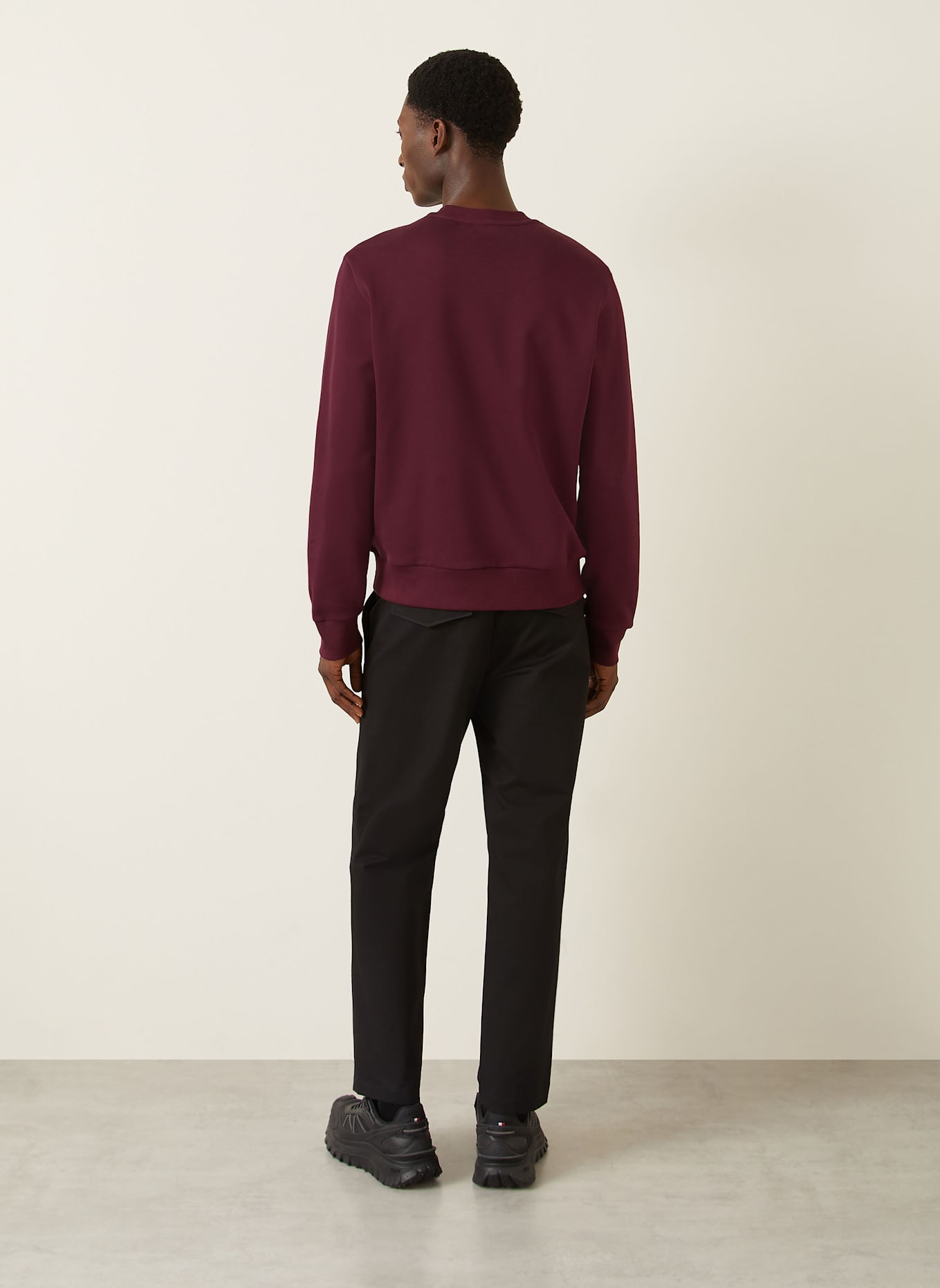 MONCLER Sweatshirt: DUNKELROT