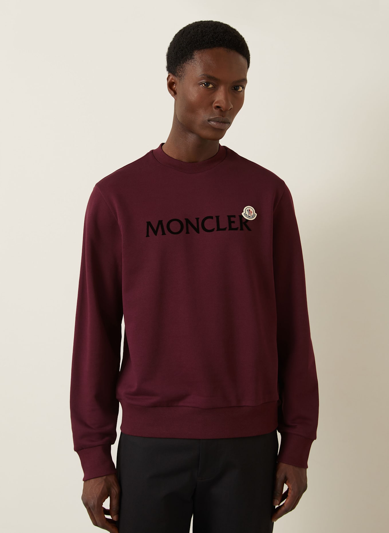 MONCLER Sweatshirt: DUNKELROT