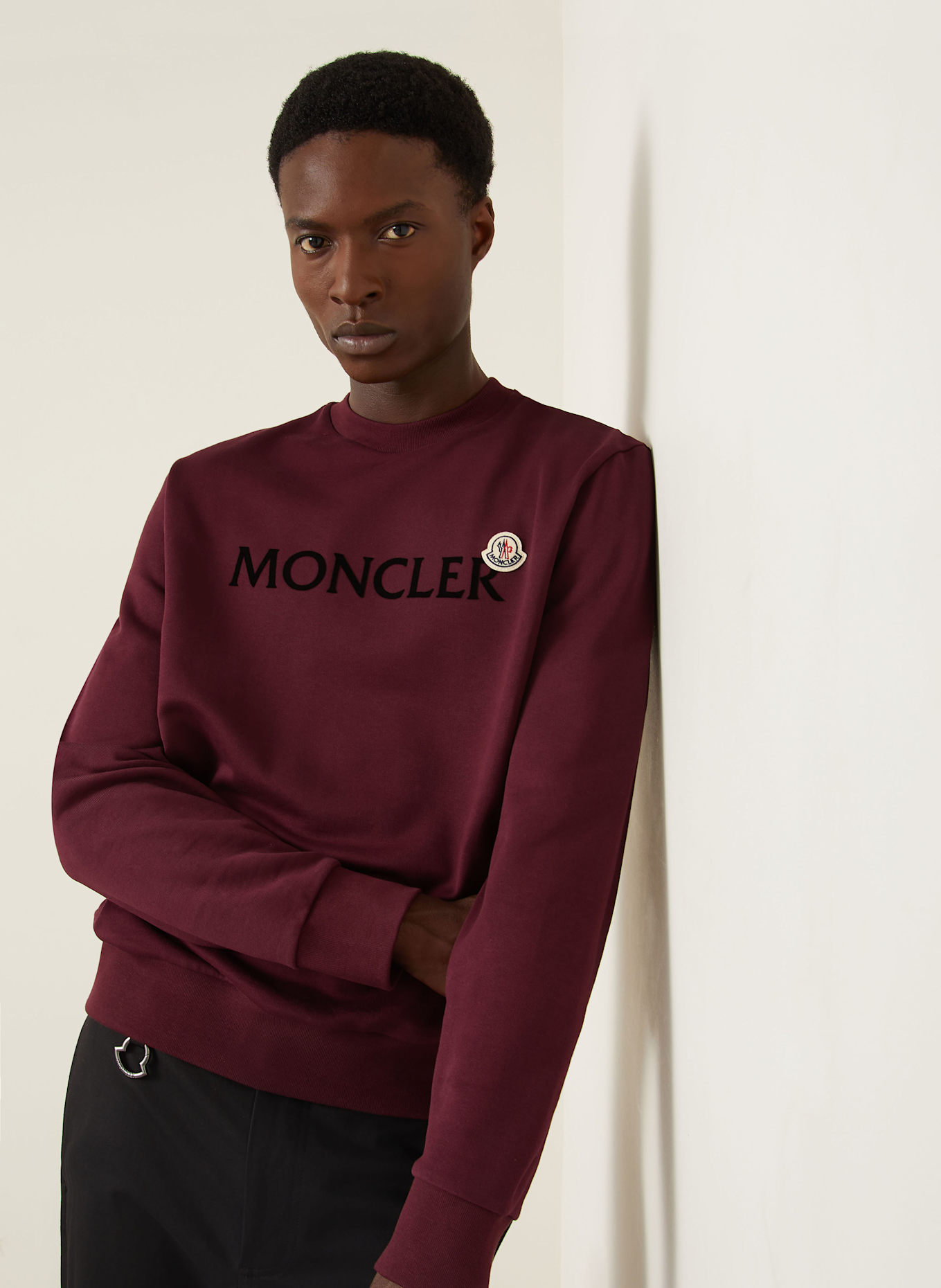 MONCLER Sweatshirt: DUNKELROT