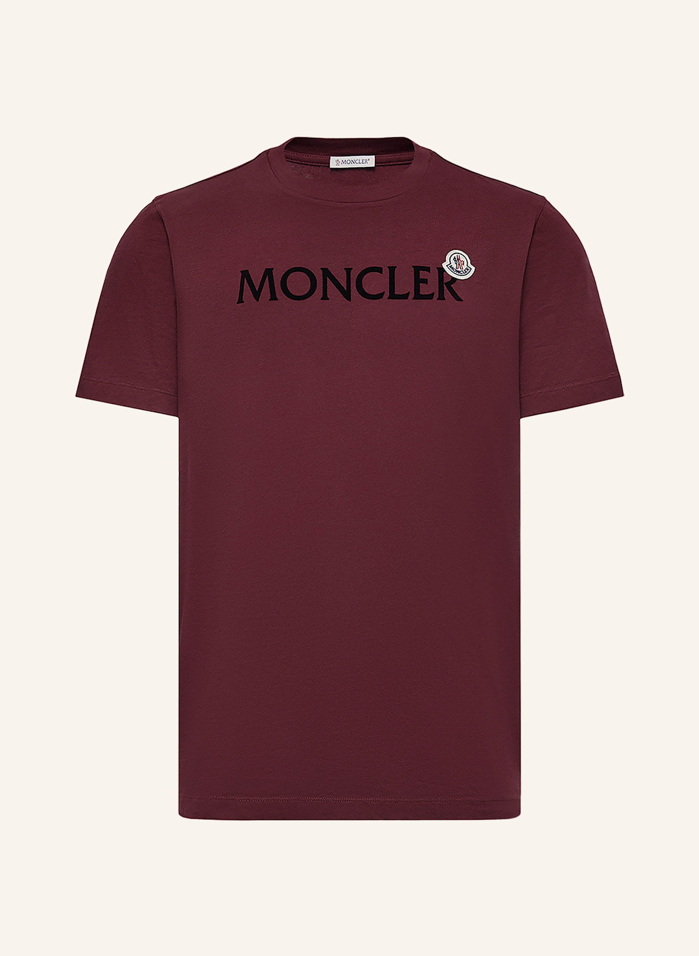 MONCLER T-Shirt: DUNKELROT