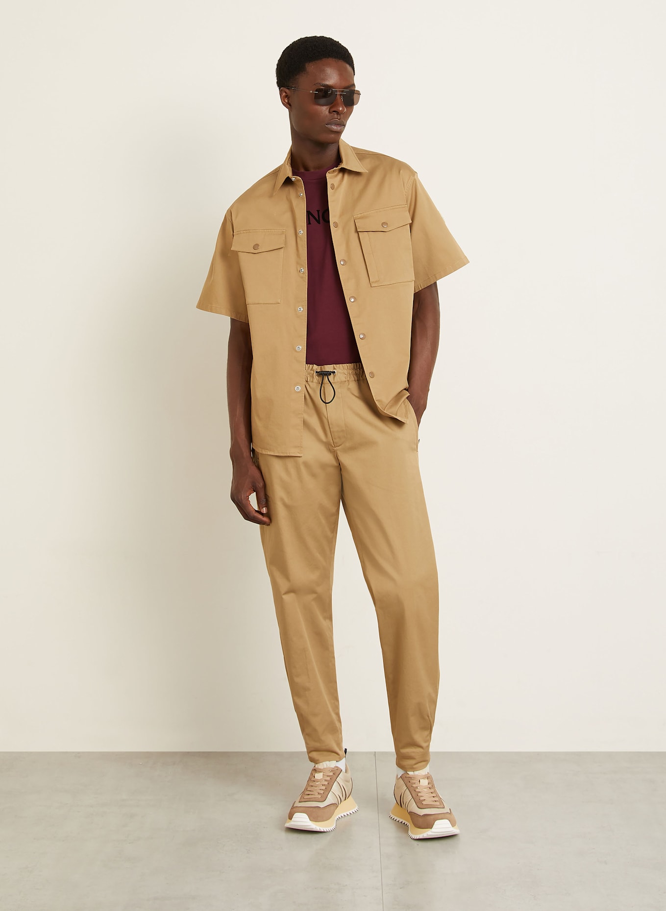 MONCLER T-Shirt: DUNKELROT